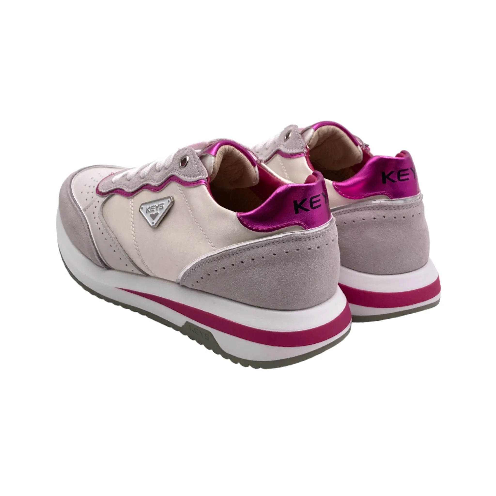 Sneaker Donna Keys K-9232 purity/white/fuxia