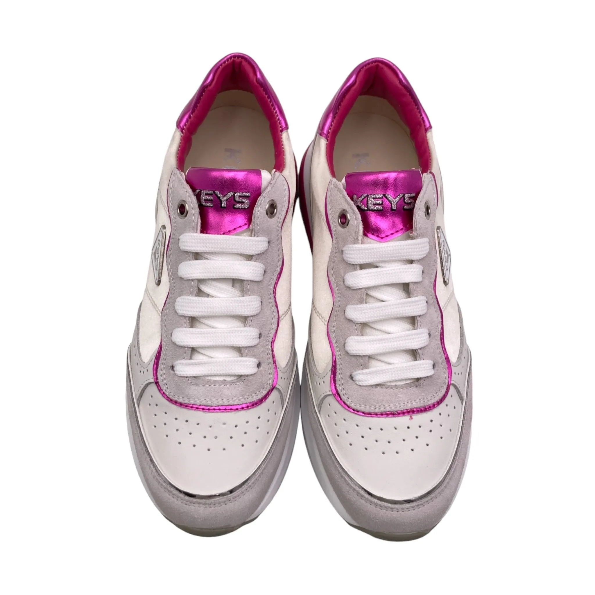 Sneaker Donna Keys K-9232 purity/white/fuxia