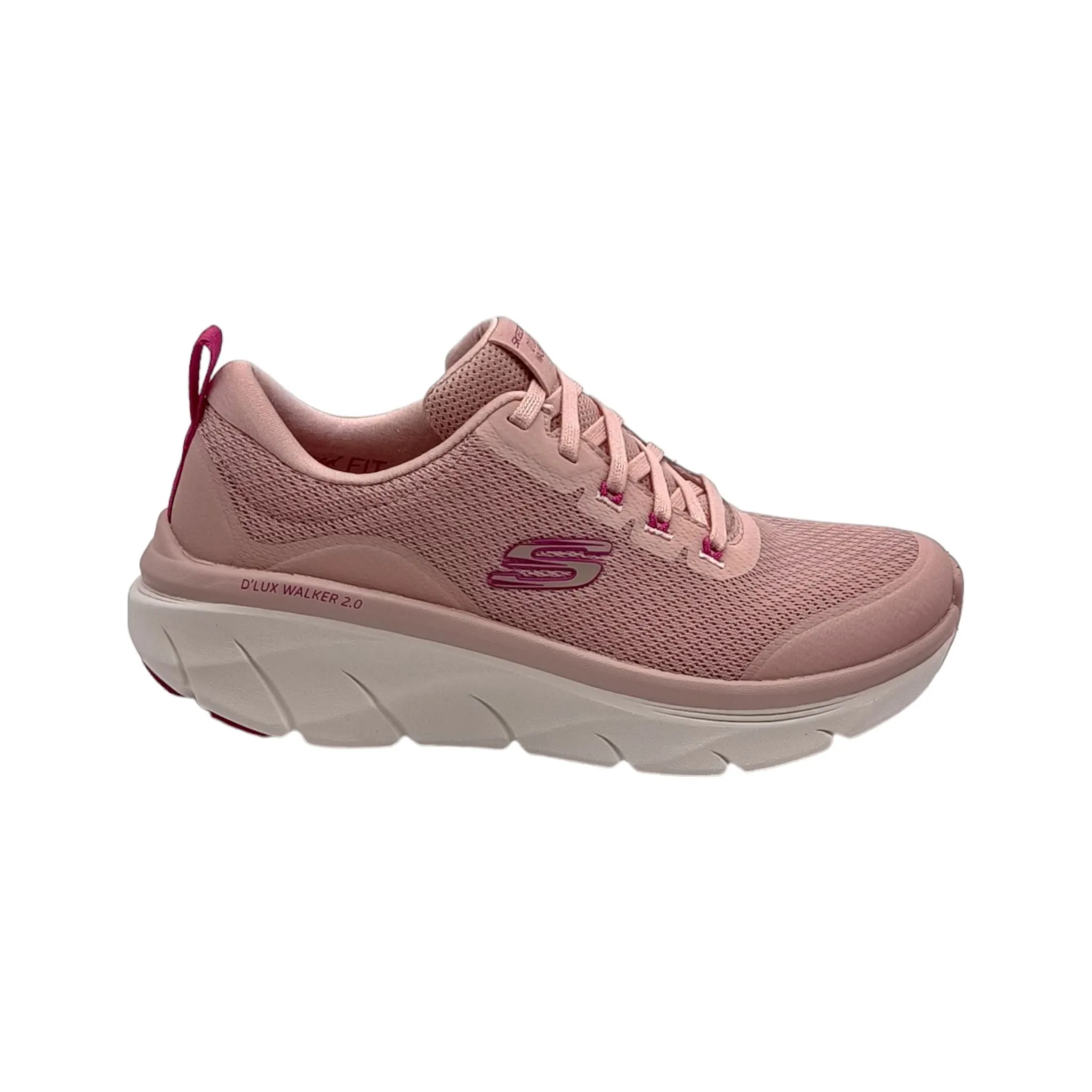 Sneaker Donna Skechers 150095 ROS D Lux walker 2.0 radiant rose
