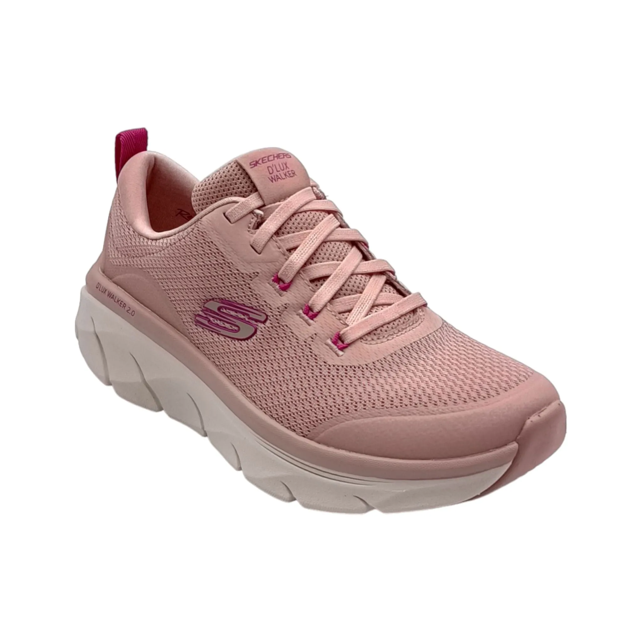 Sneaker Donna Skechers 150095 ROS D Lux walker 2.0 radiant rose