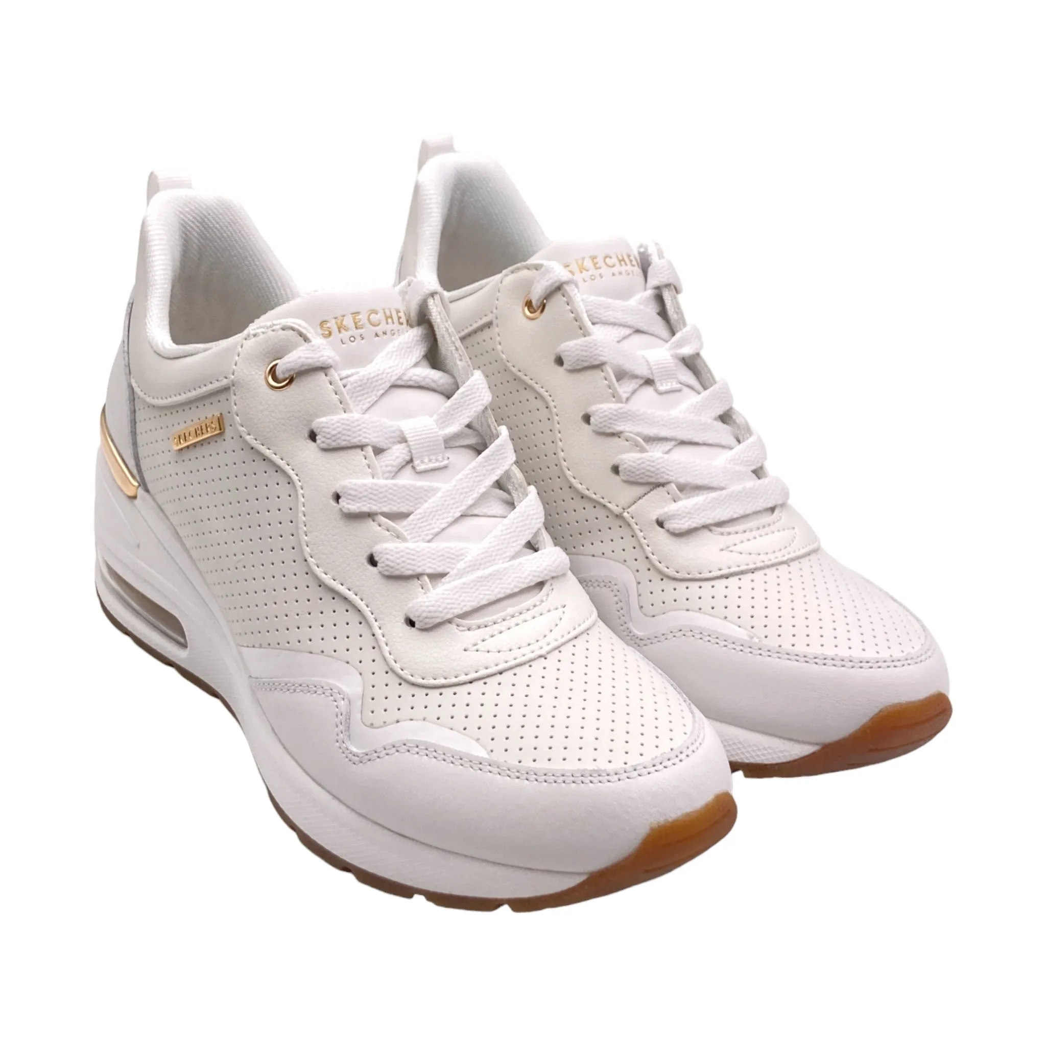 Sneaker Donna Skechers 155399 WHT million air hotter air