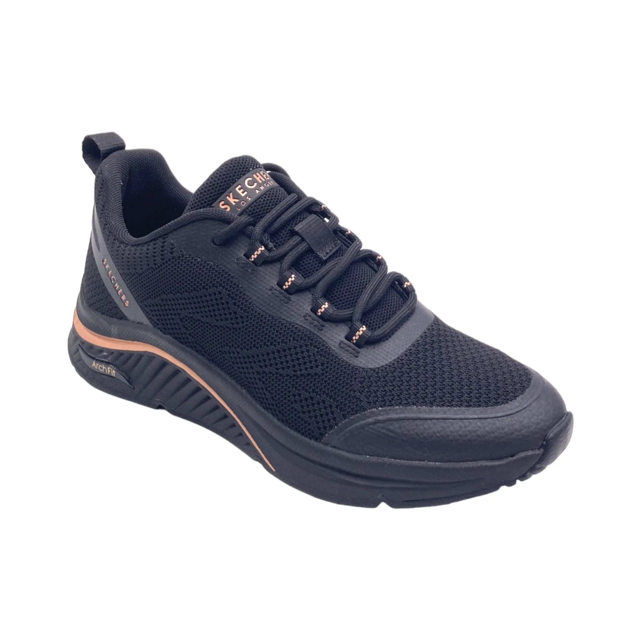 Sneaker Donna Skechers 155567 BBK arch fit miles sonrisas