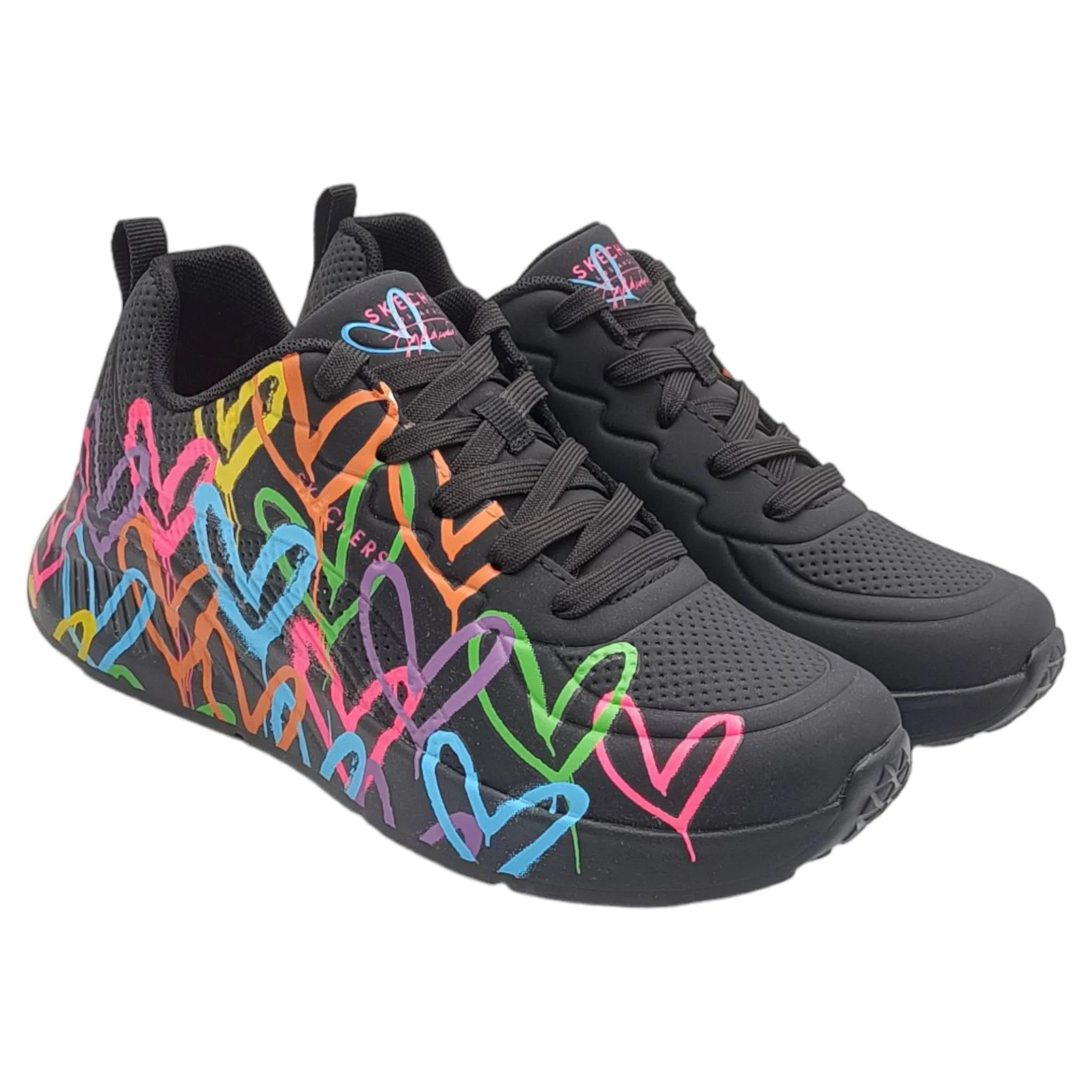 Sneaker Donna Skechers 177977 BKMT uno lite
