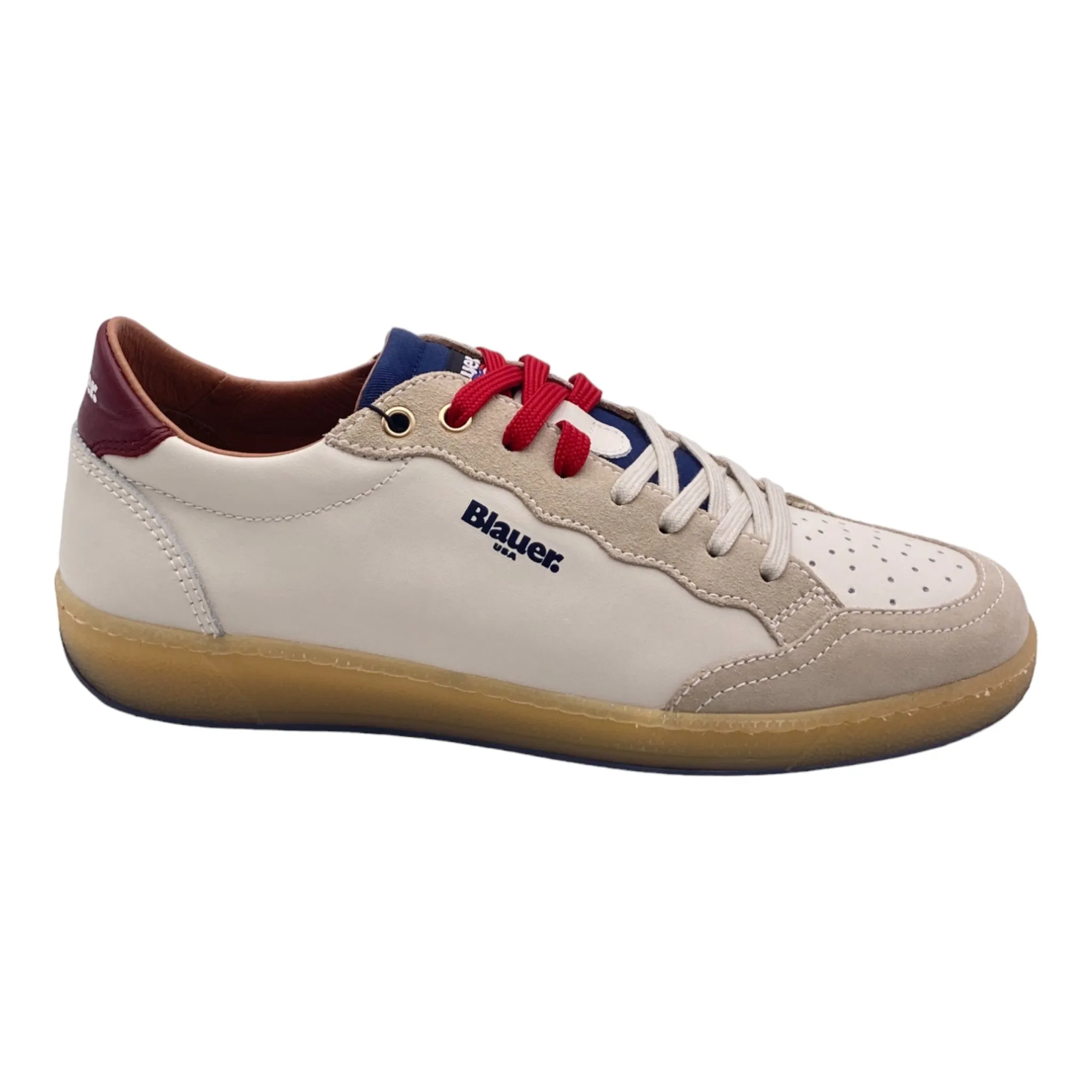Sneaker Uomo Blauer S4MURRAY01/VIL WHITE/RED/NAVY 241