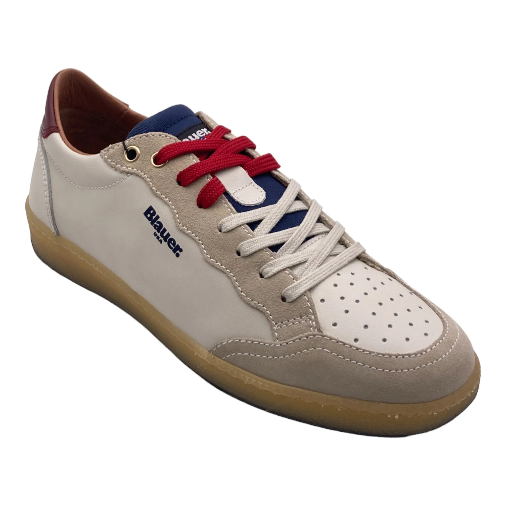 Sneaker Uomo Blauer S4MURRAY01/VIL WHITE/RED/NAVY 241