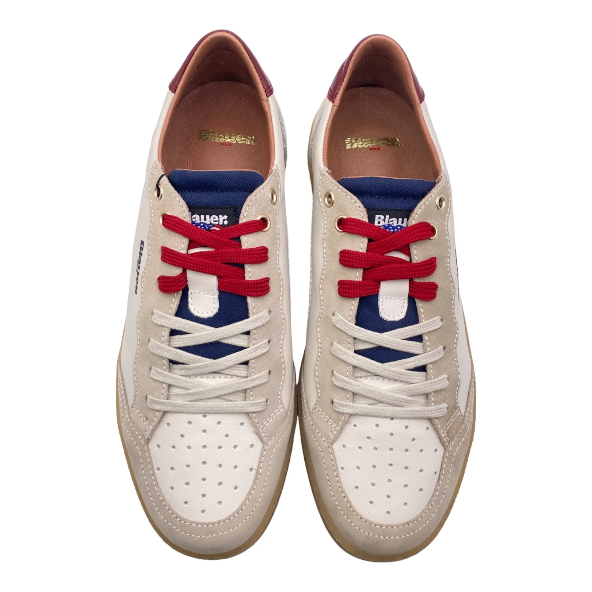 Sneaker Uomo Blauer S4MURRAY01/VIL WHITE/RED/NAVY 241