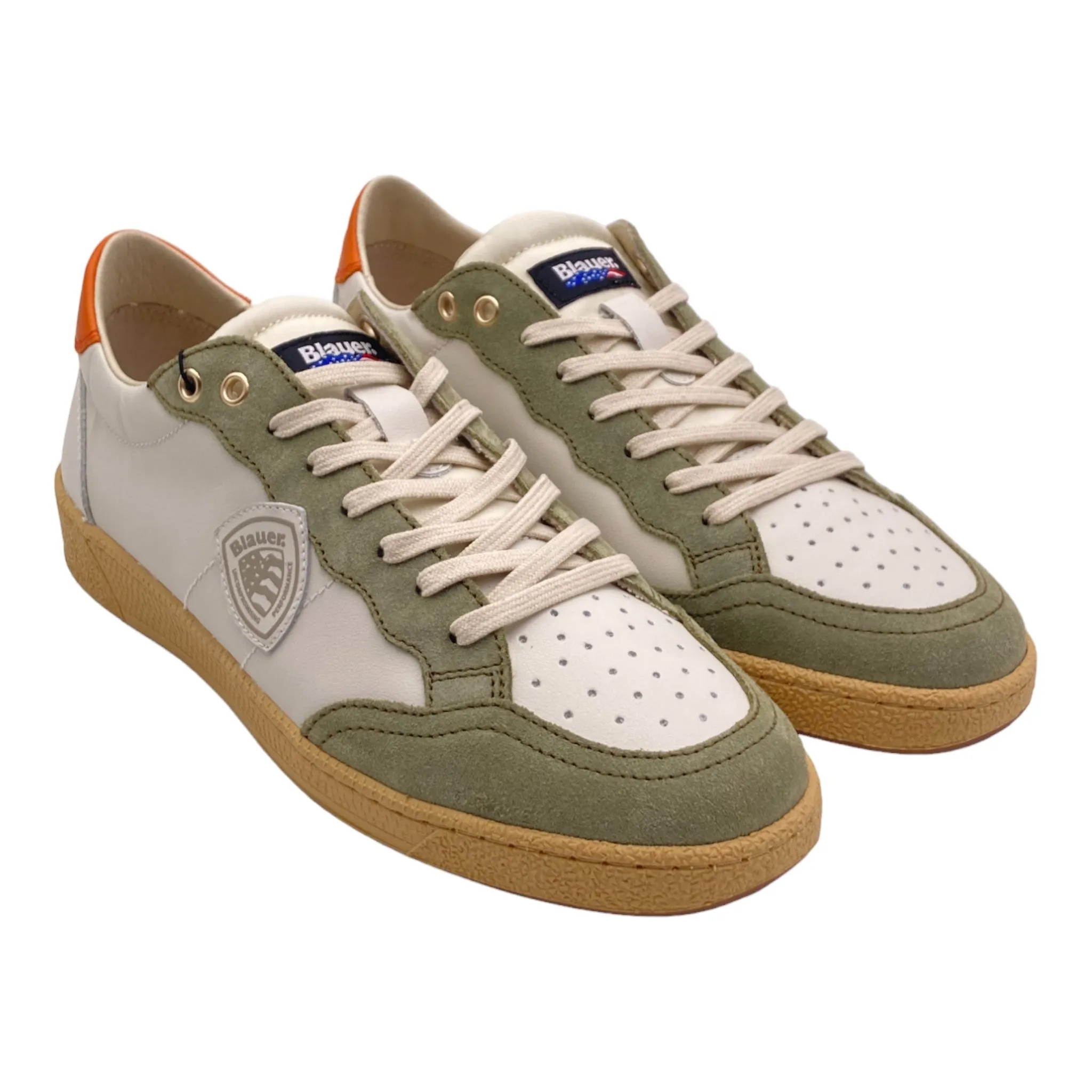 Sneaker Uomo Blauer S4MURRAY08/LES WHITE/GREEN 241