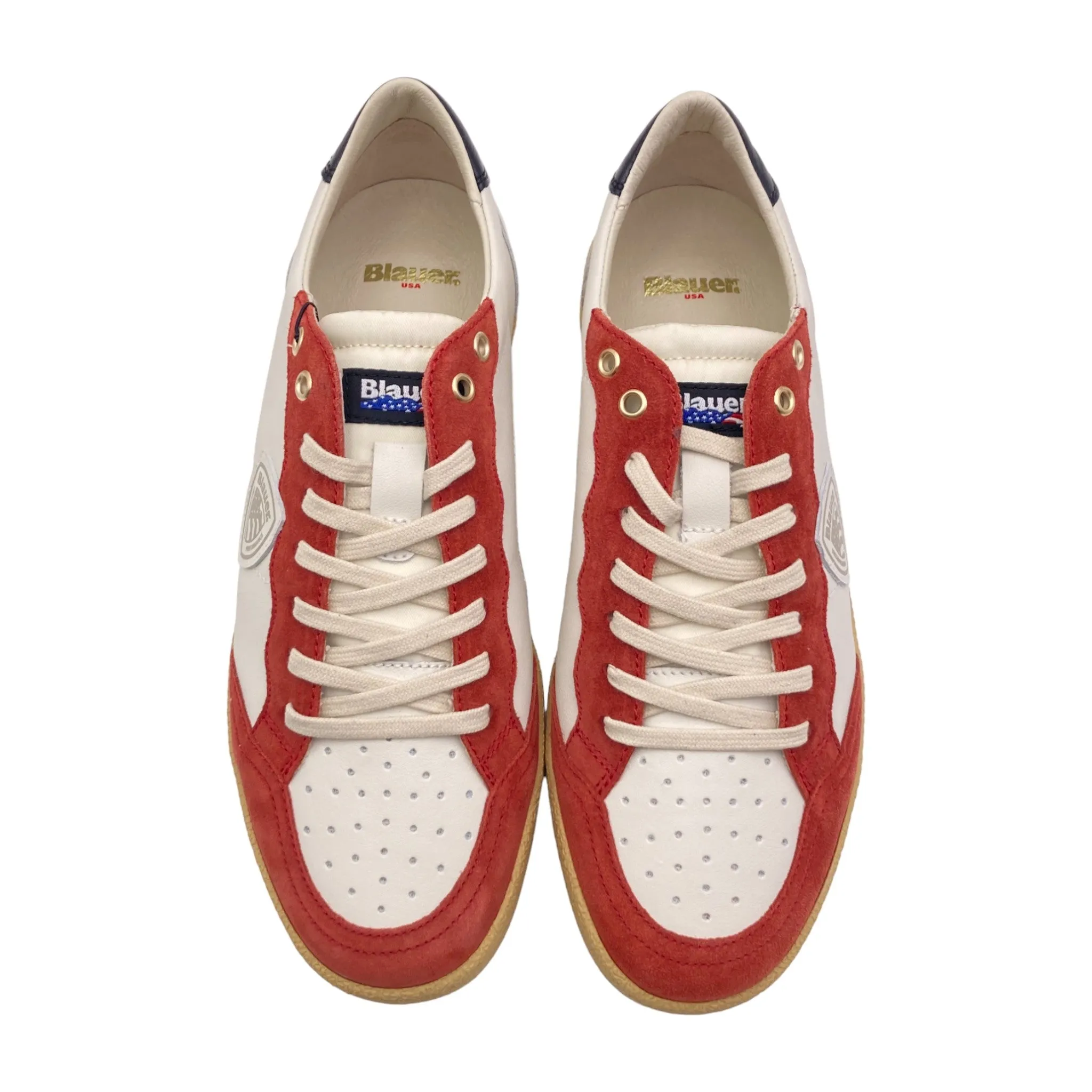 Sneaker Uomo Blauer S4MURRAY08/LES WHITE/ORANGE 241
