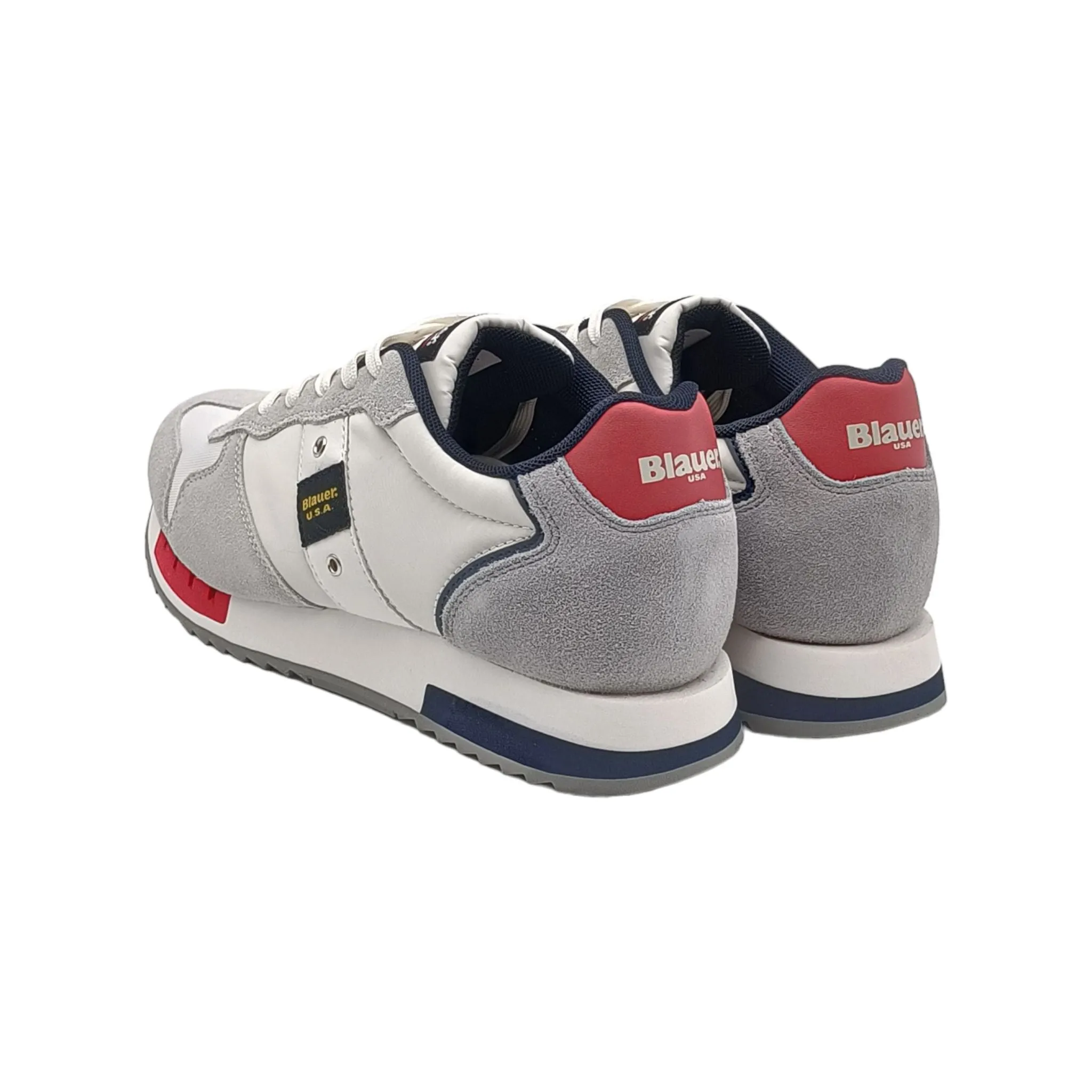 Sneaker Uomo Blauer S4QUEENS01/MES WHITE/RED/NAVY