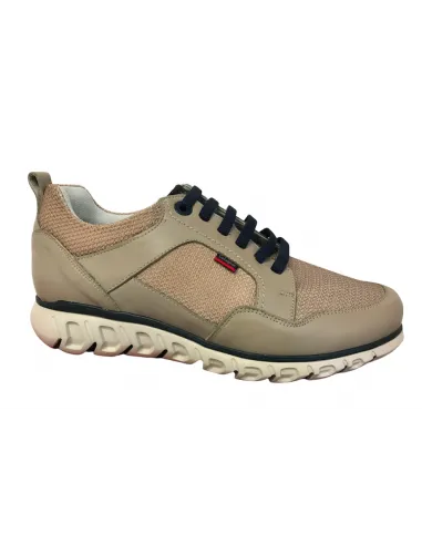 Sneaker UOMO Callaghan 12921 pietra squalo suola rialzata ADAPTACTION