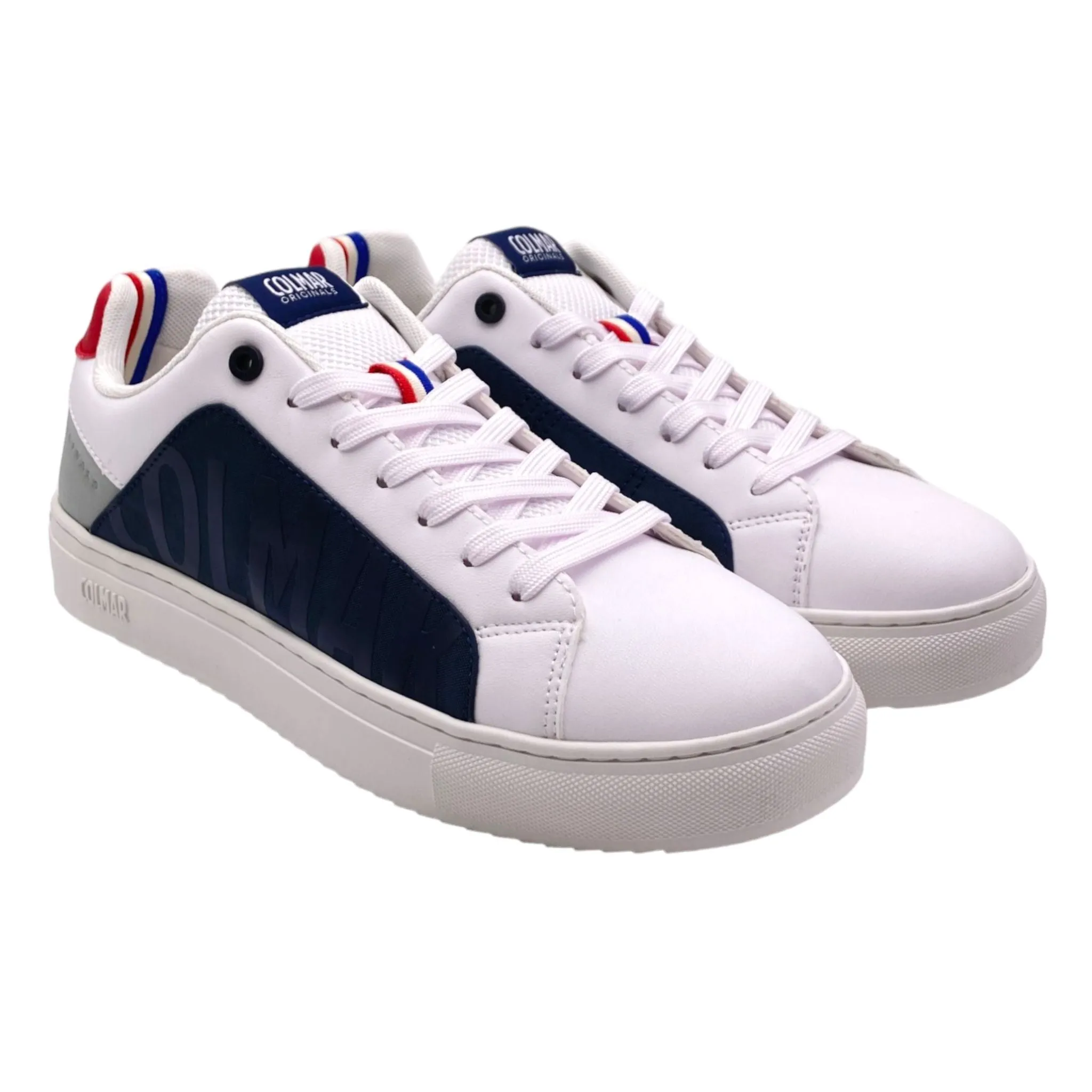 Sneaker Uomo Colmar 107 BRADBURY CHROMATIC BLOCK white-navy-red