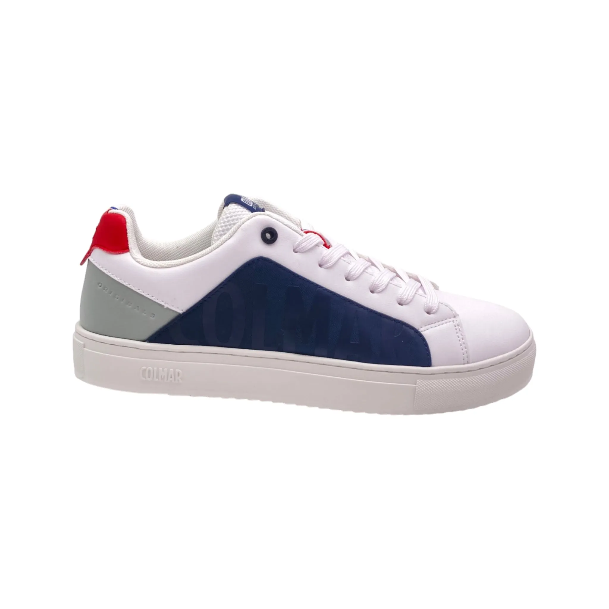 Sneaker Uomo Colmar 107 BRADBURY CHROMATIC BLOCK white-navy-red