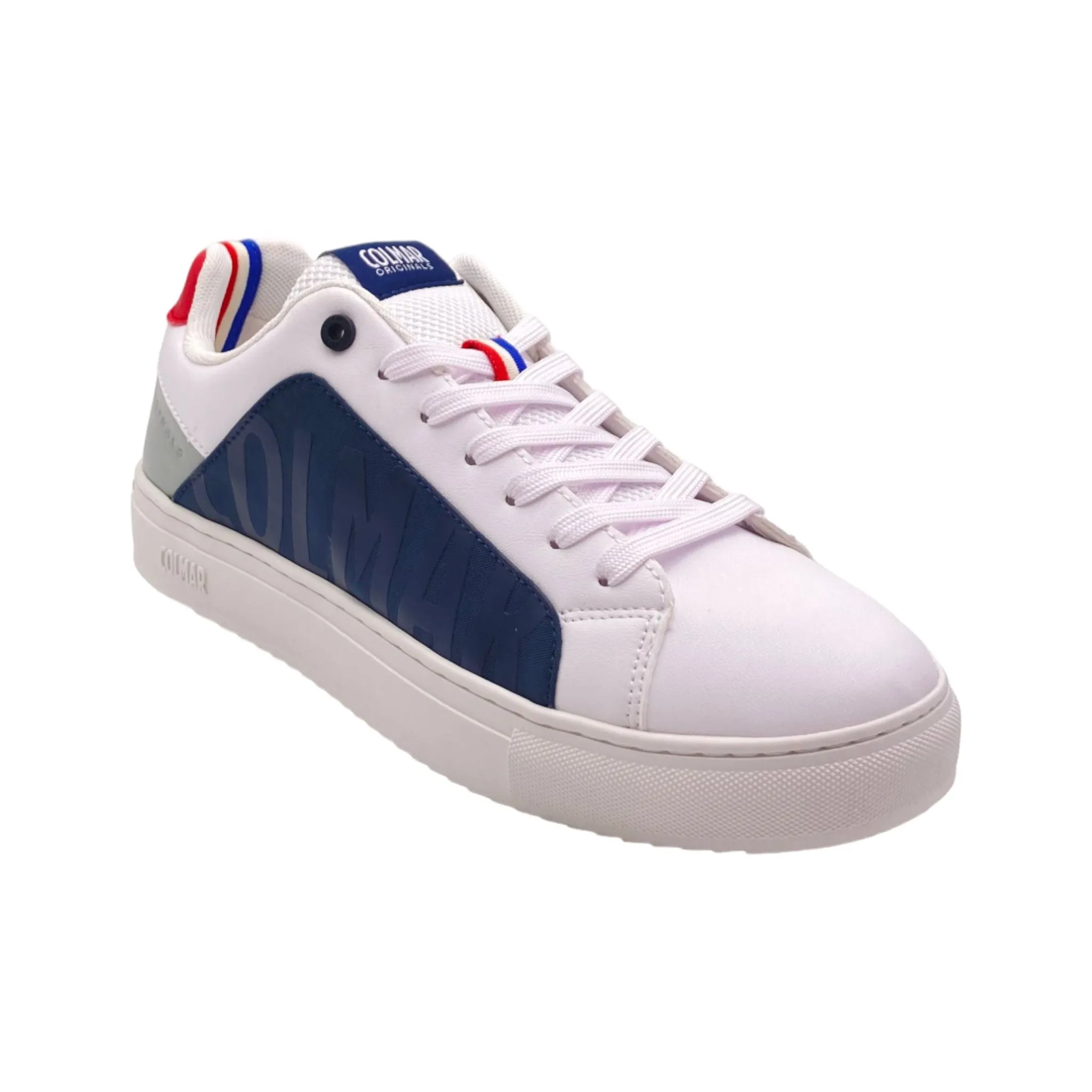 Sneaker Uomo Colmar 107 BRADBURY CHROMATIC BLOCK white-navy-red
