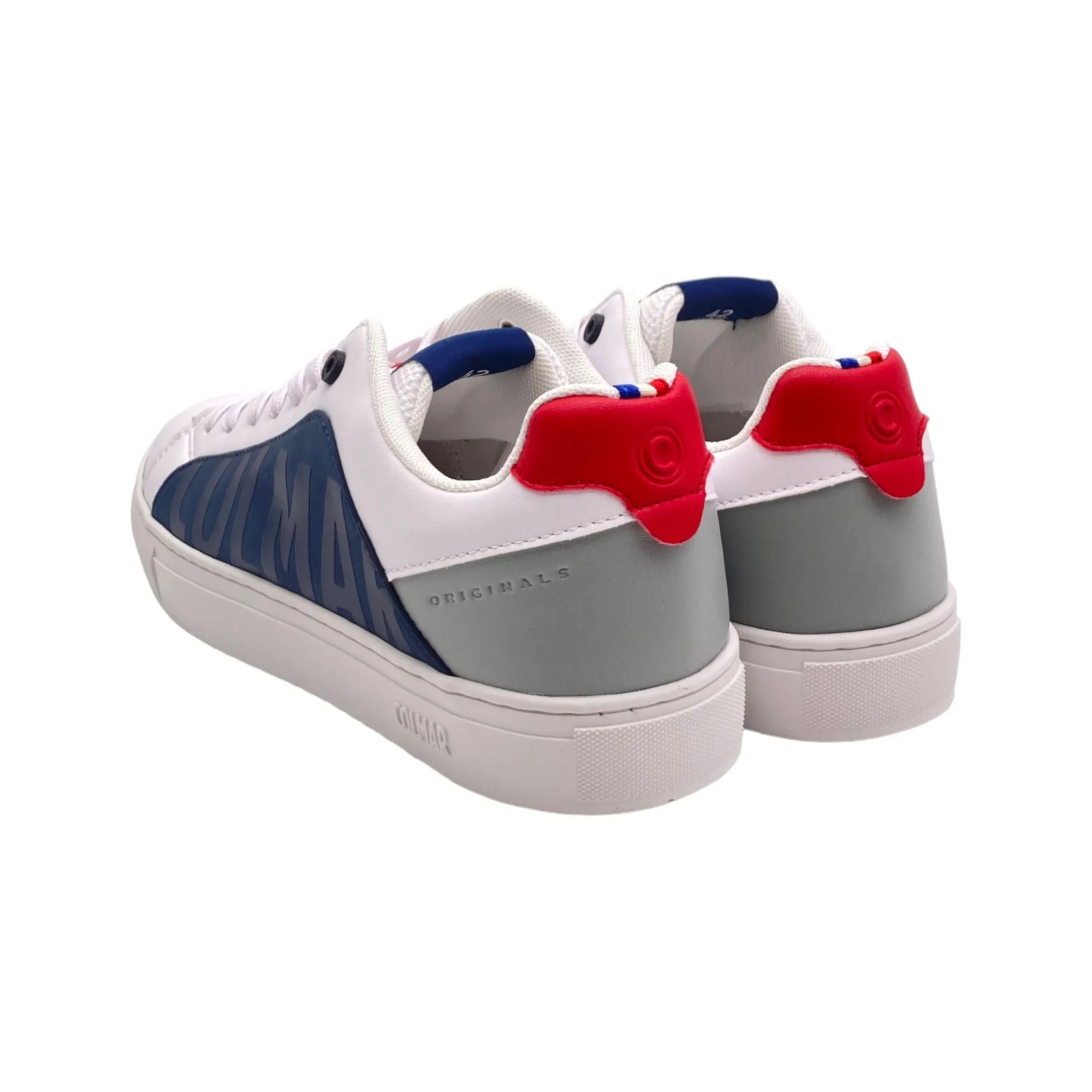 Sneaker Uomo Colmar 107 BRADBURY CHROMATIC BLOCK white-navy-red
