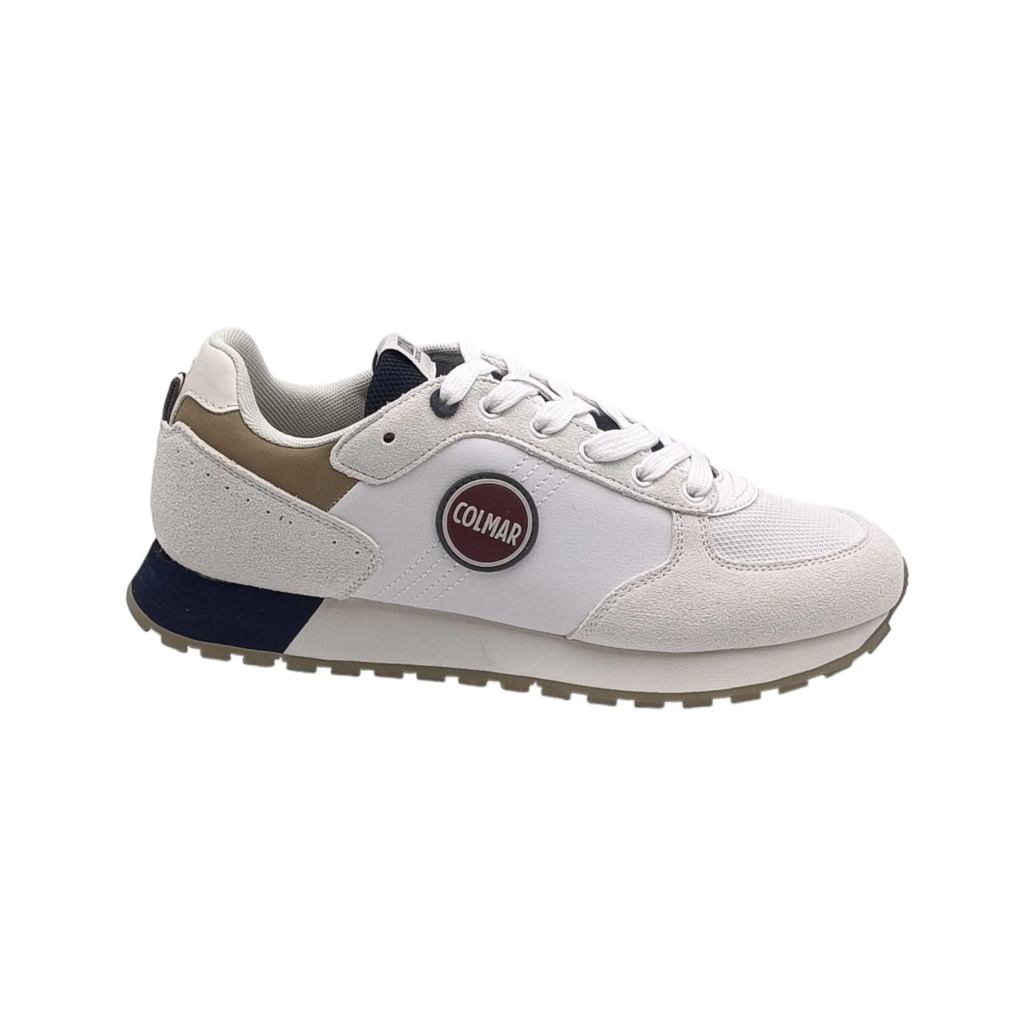 Sneaker Uomo Colmar TRAVIS AUTHENTIC white/navy/khaki