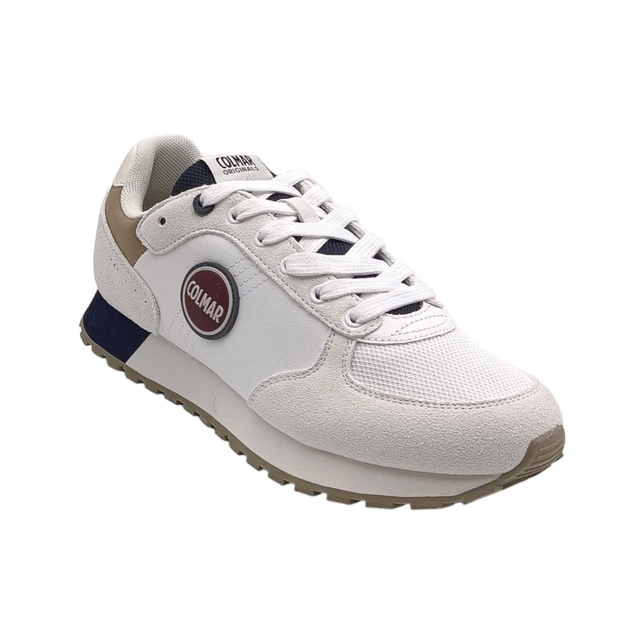 Sneaker Uomo Colmar TRAVIS AUTHENTIC white/navy/khaki