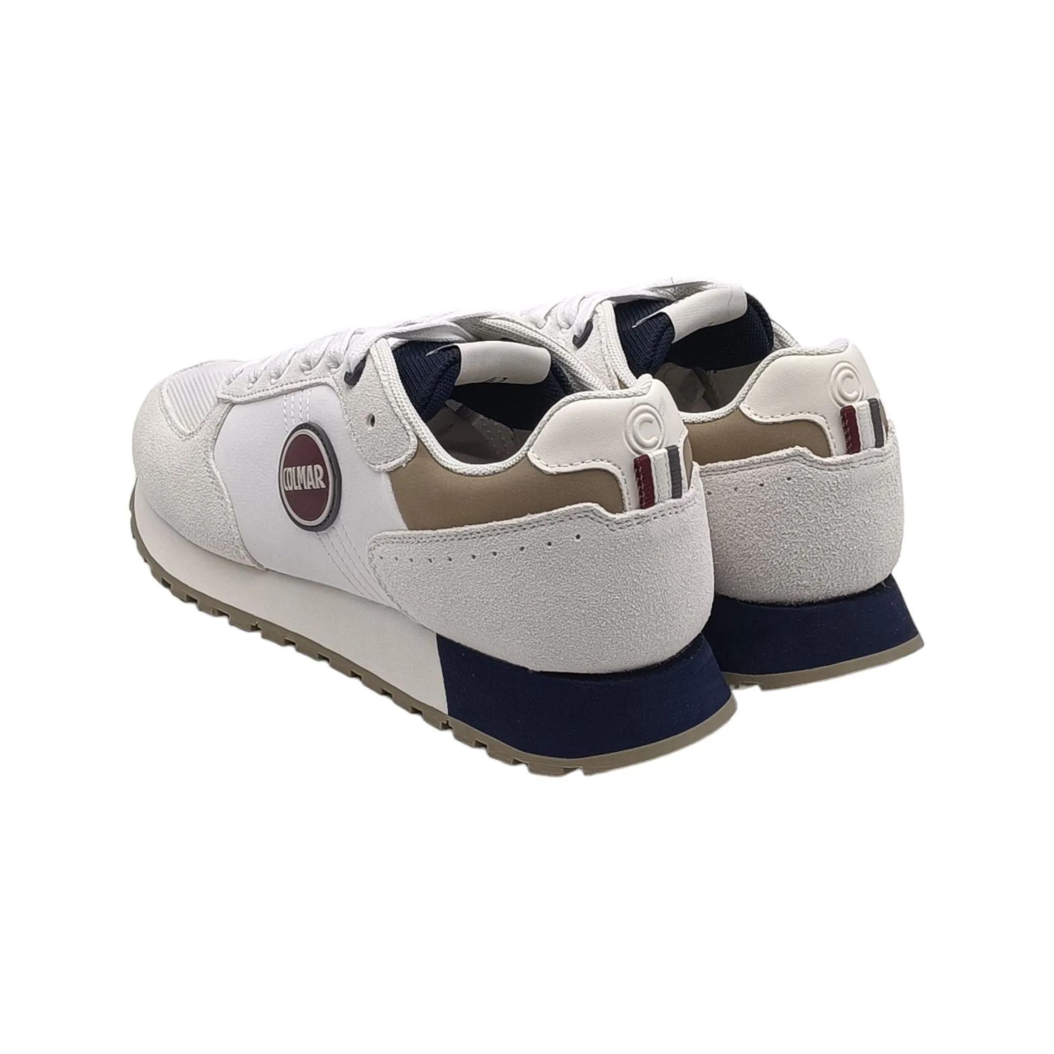 Sneaker Uomo Colmar TRAVIS AUTHENTIC white/navy/khaki