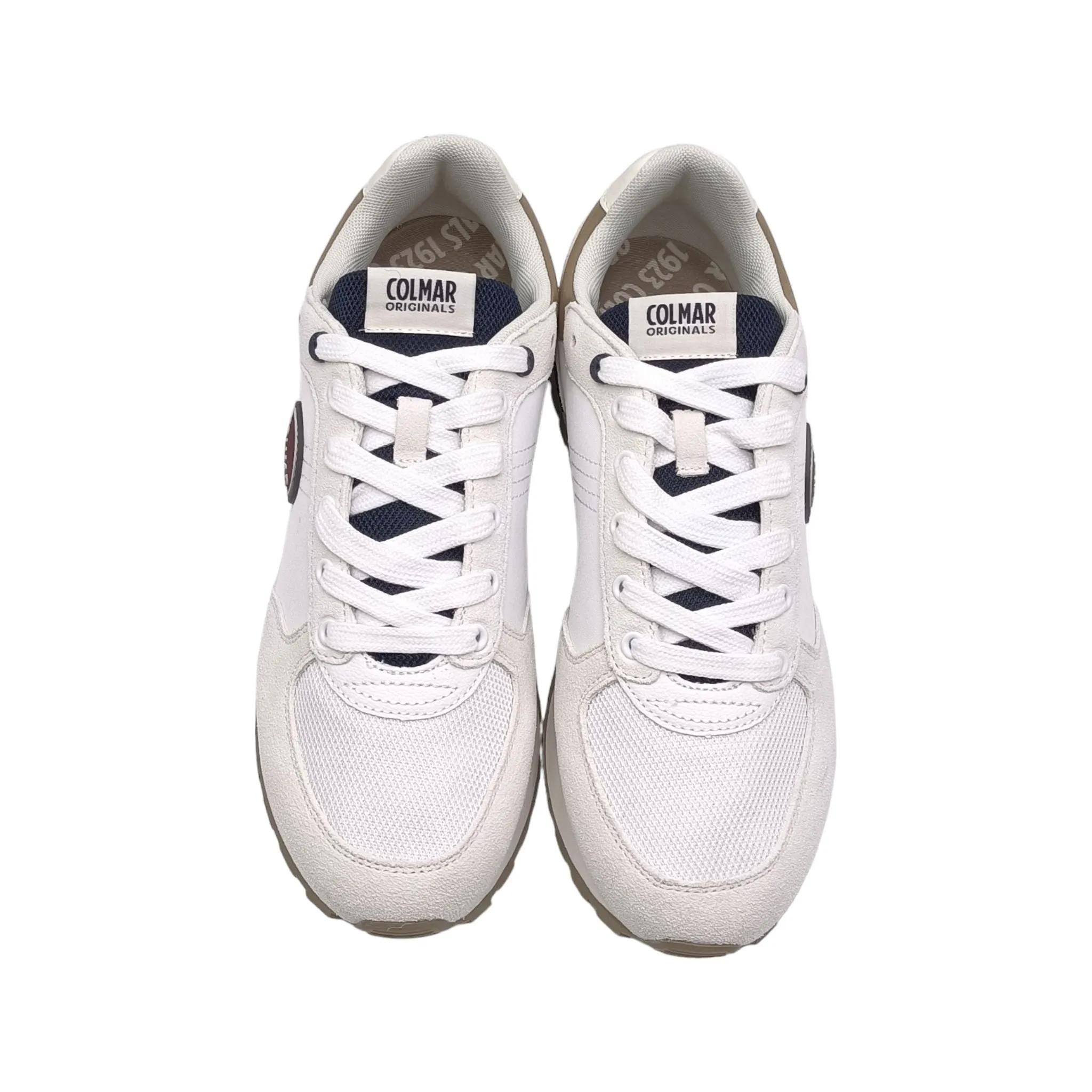 Sneaker Uomo Colmar TRAVIS AUTHENTIC white/navy/khaki