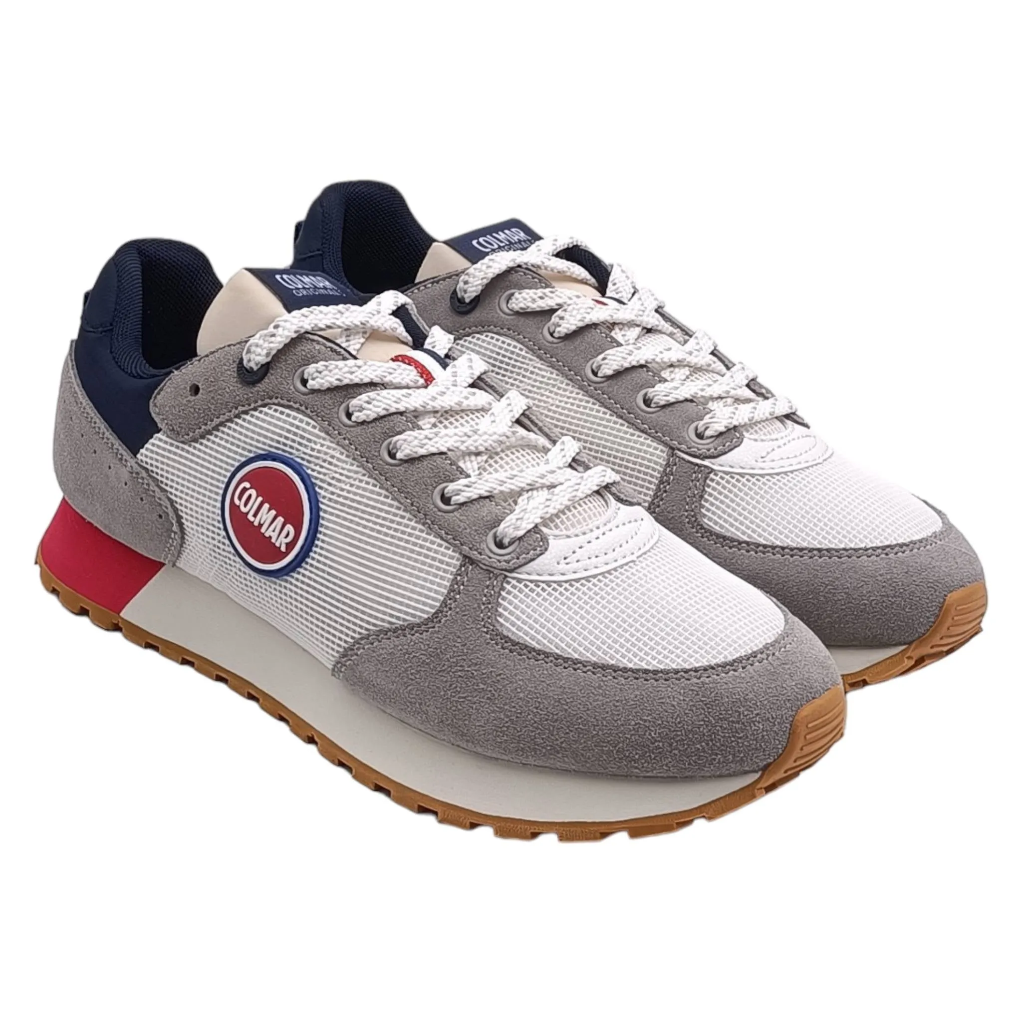 Sneaker Uomo Colmar TRAVIS ORIGINALS white-navy-red