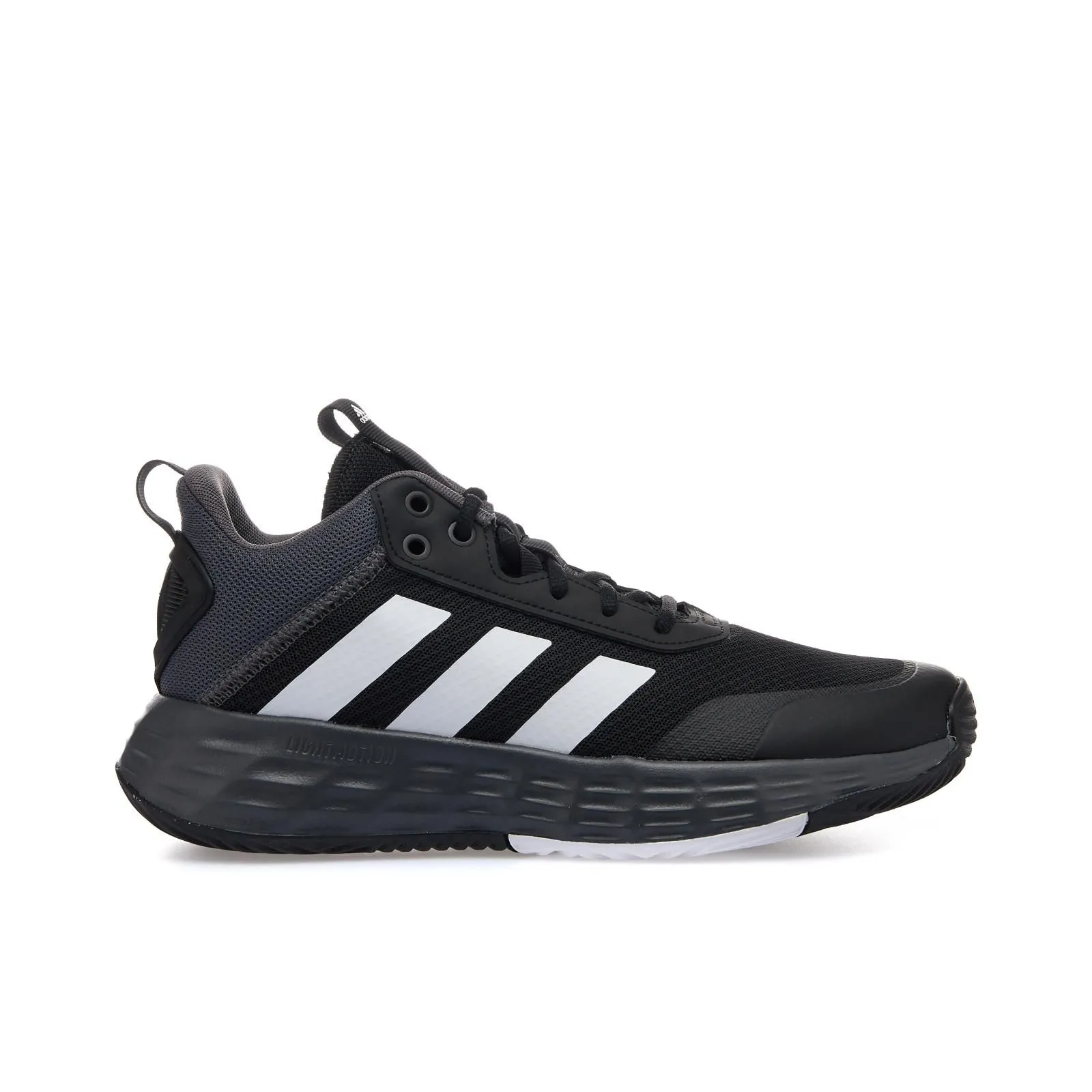 Sneaker uomo da basket nere e bianche ownthegame con suola chunky