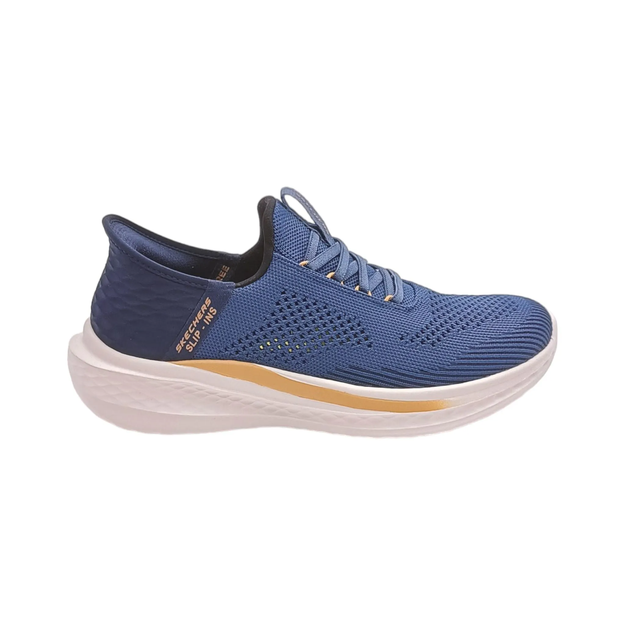 Sneaker Uomo Skechers 210810 BLU slade quinto