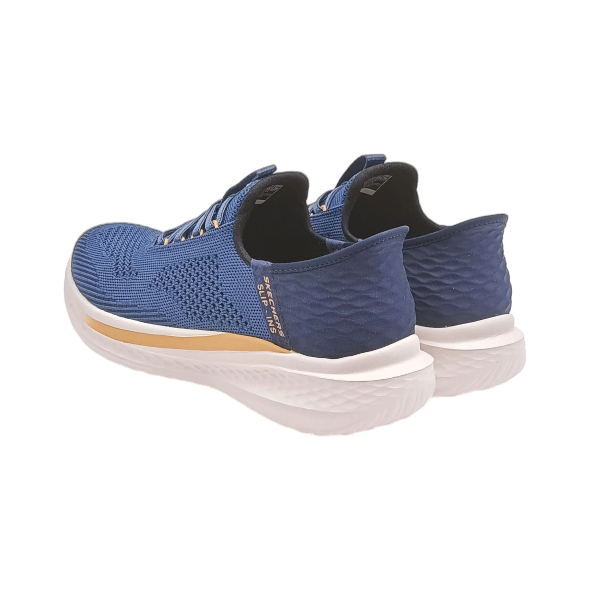 Sneaker Uomo Skechers 210810 BLU slade quinto
