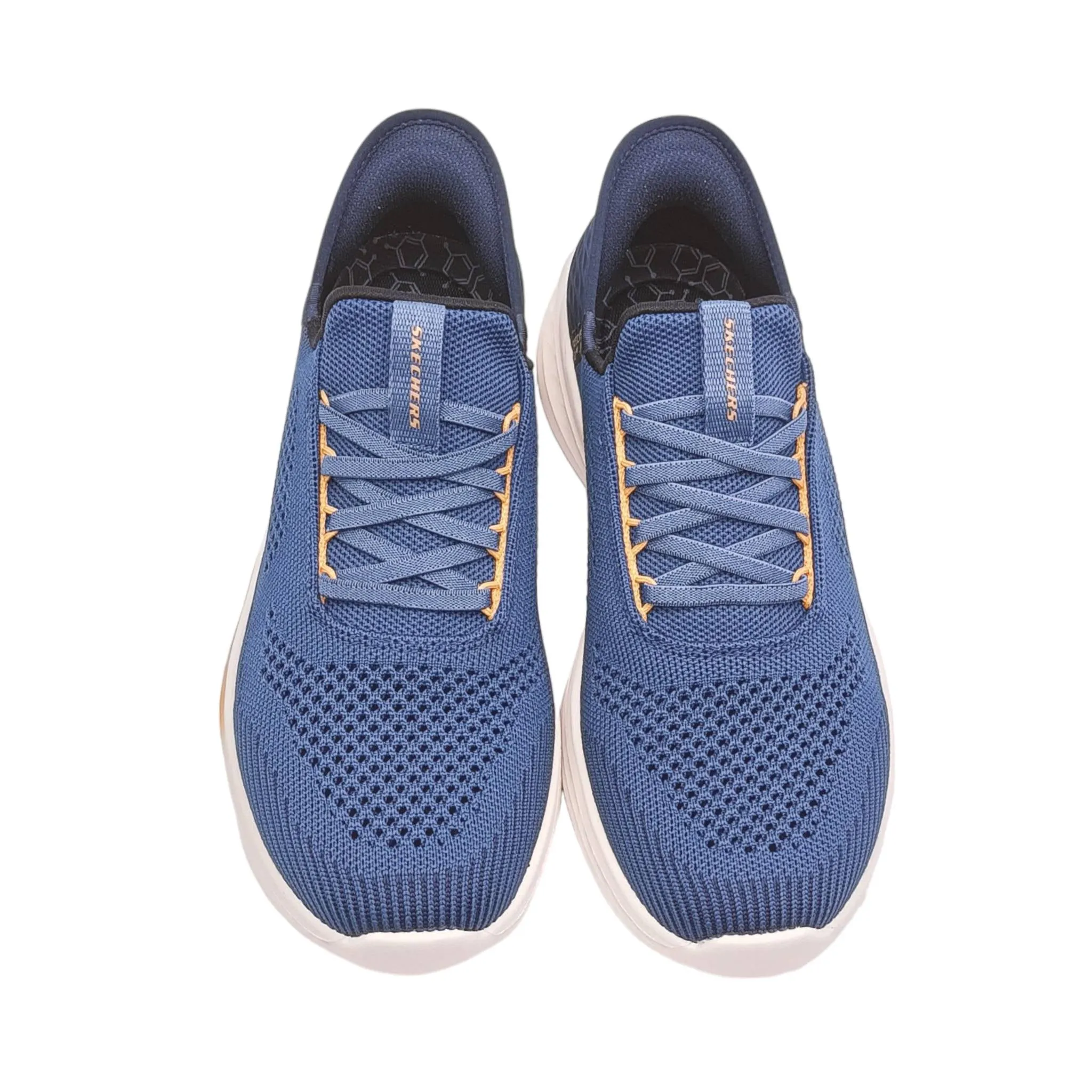 Sneaker Uomo Skechers 210810 BLU slade quinto