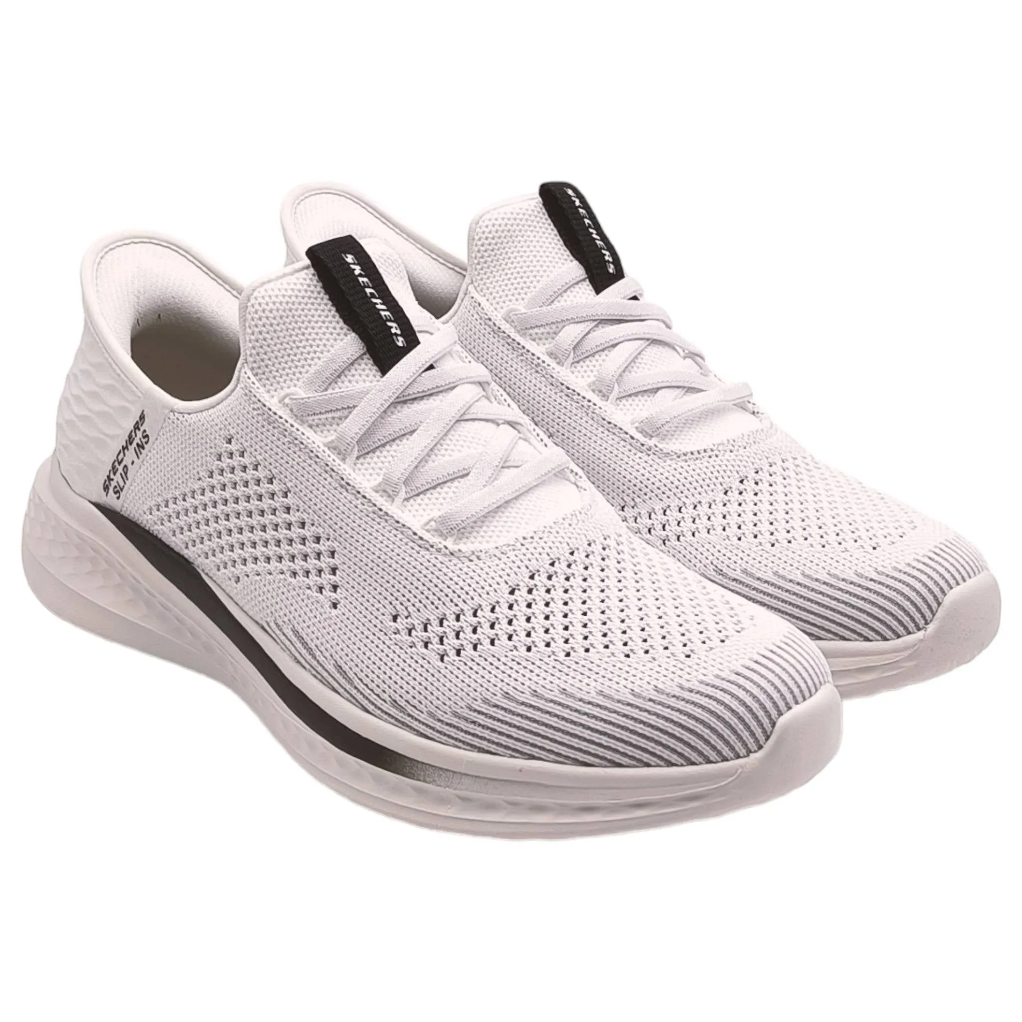 Sneaker Uomo Skechers 210810 WHT slade quinto