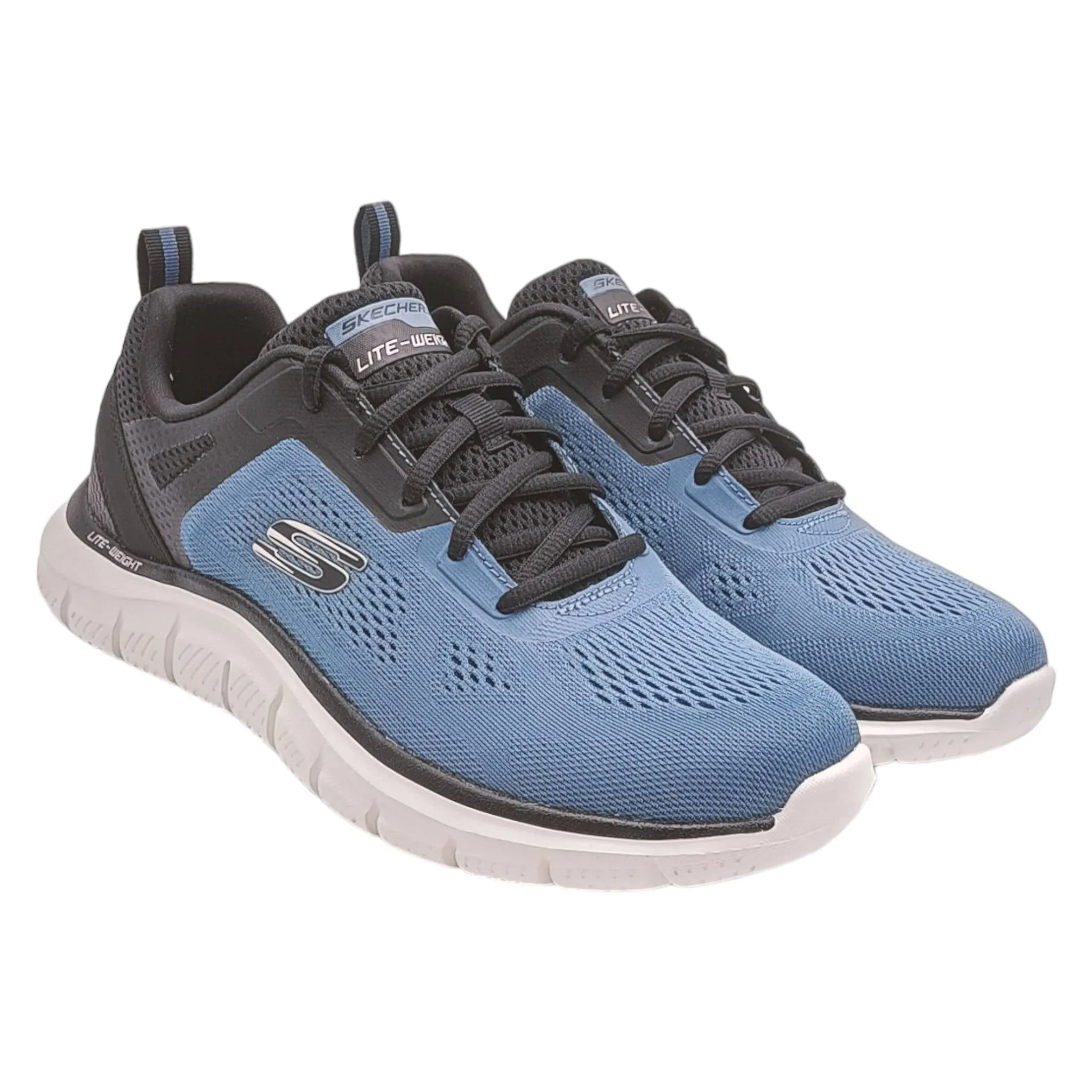 Sneaker Uomo Skechers 232698 BLBK track broader