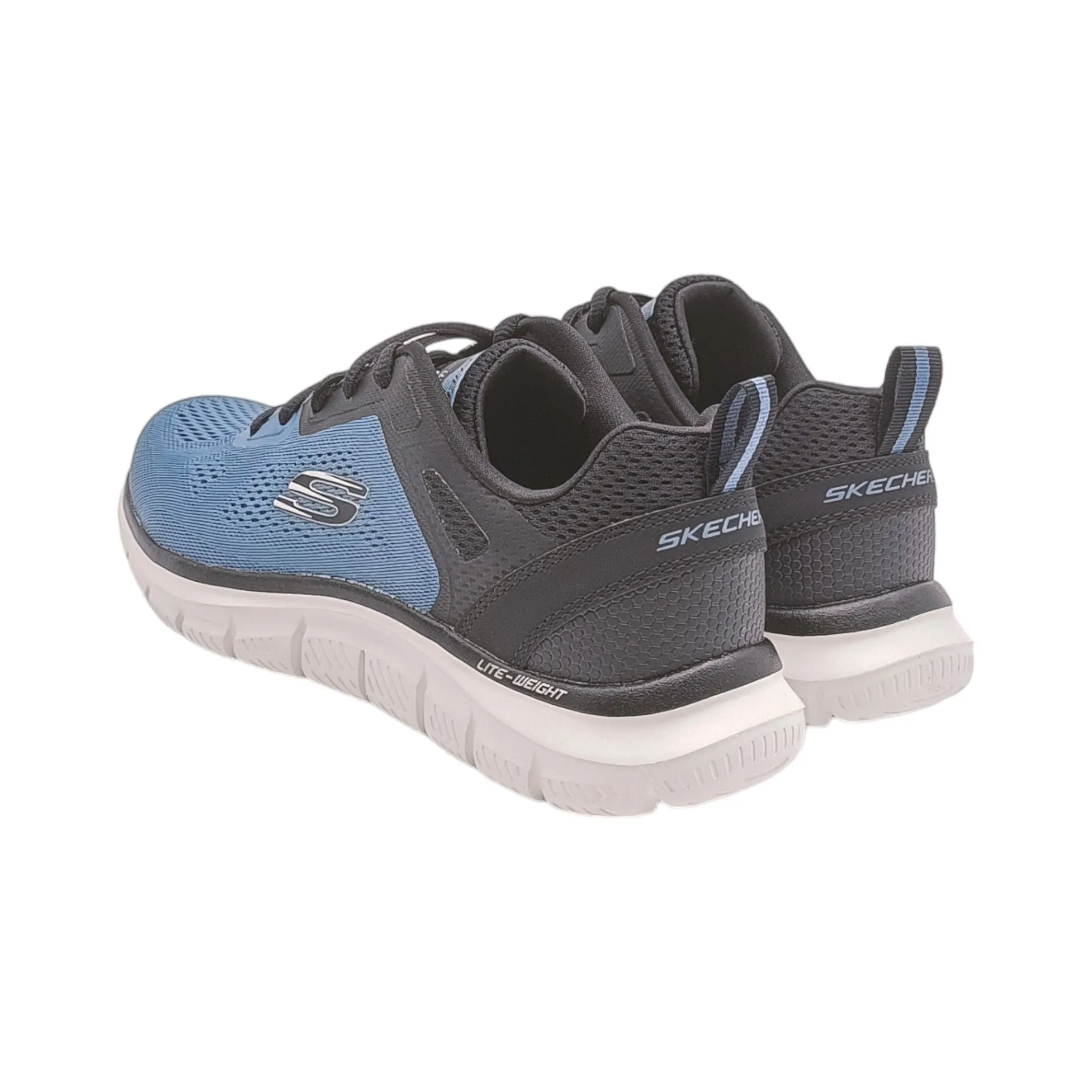 Sneaker Uomo Skechers 232698 BLBK track broader