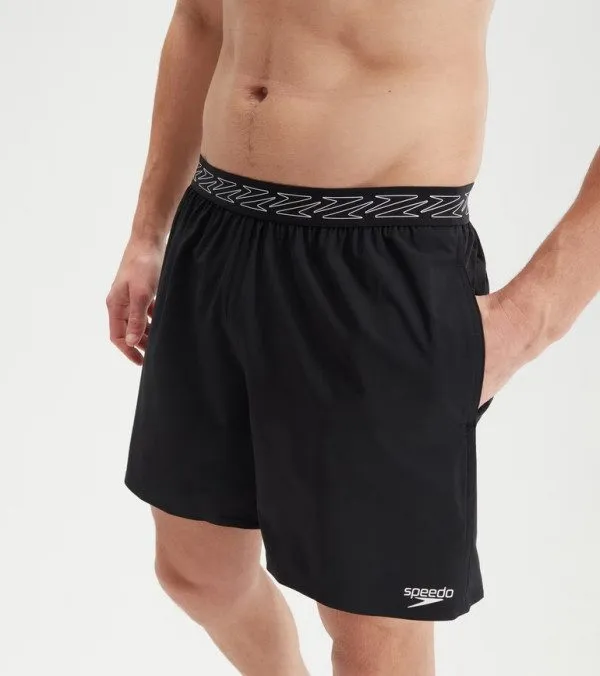 SPEEDO HYPERBOOM BAND 40 CM Black boxer da bagno