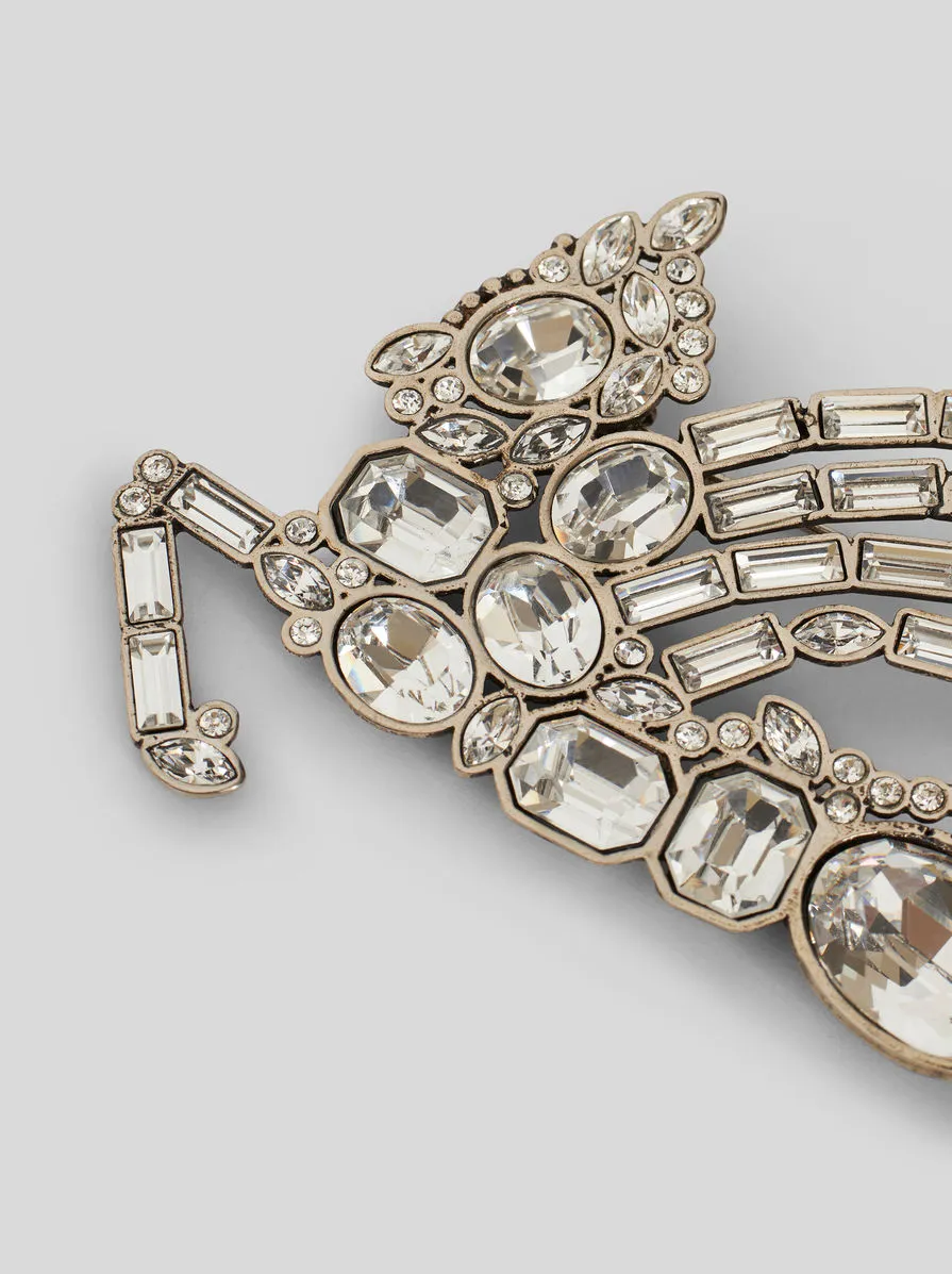 SPILLA PEGASO CON CRISTALLI