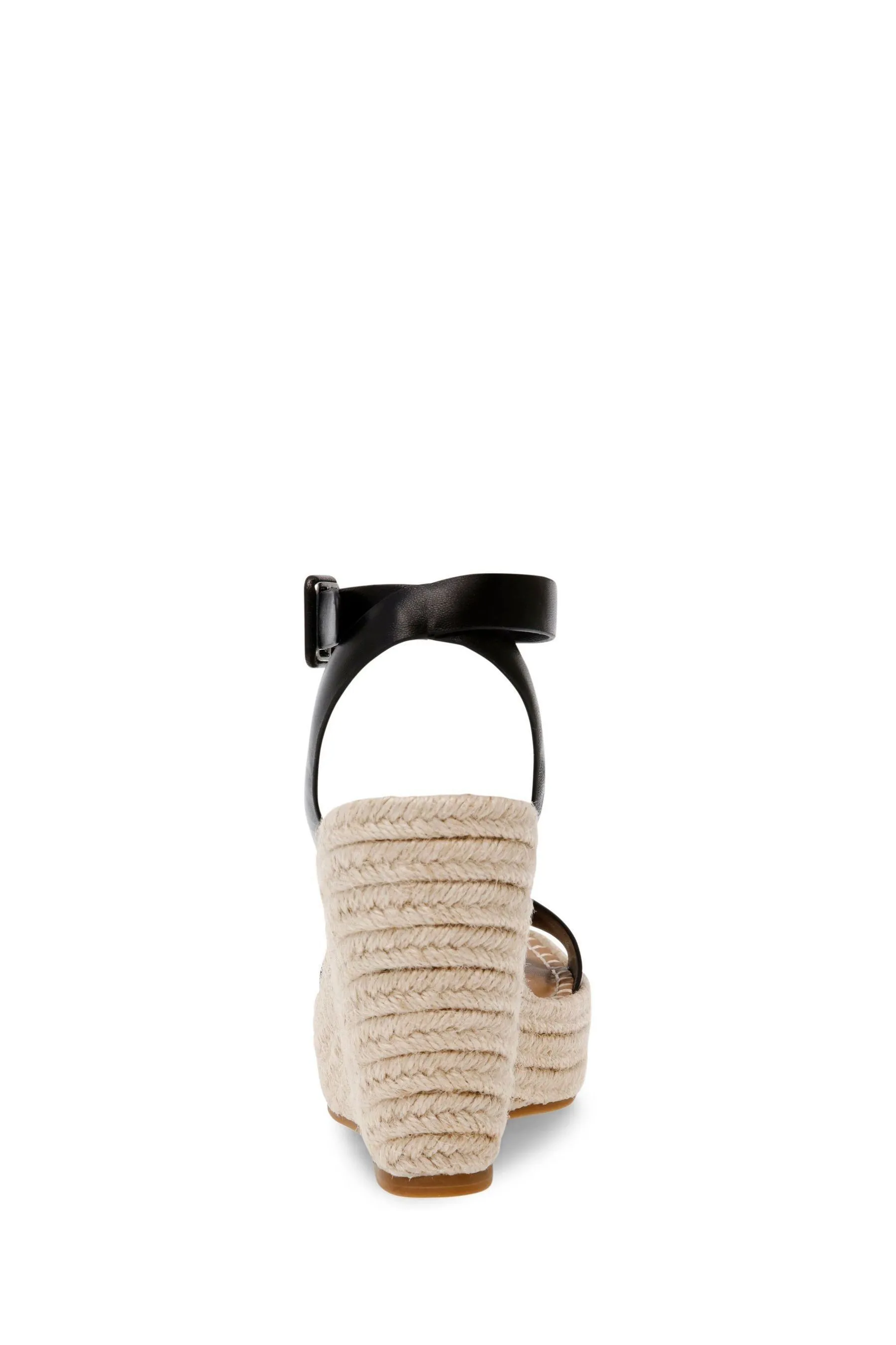 Steve Madden - Sandali in pelle con zeppa