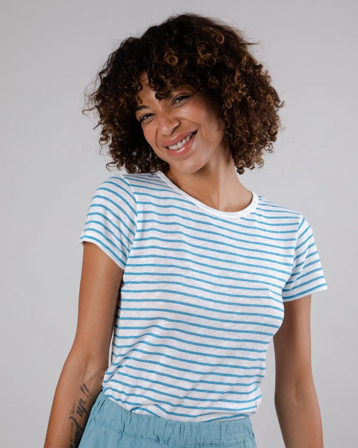 STRIPES SLIM FIT TEE