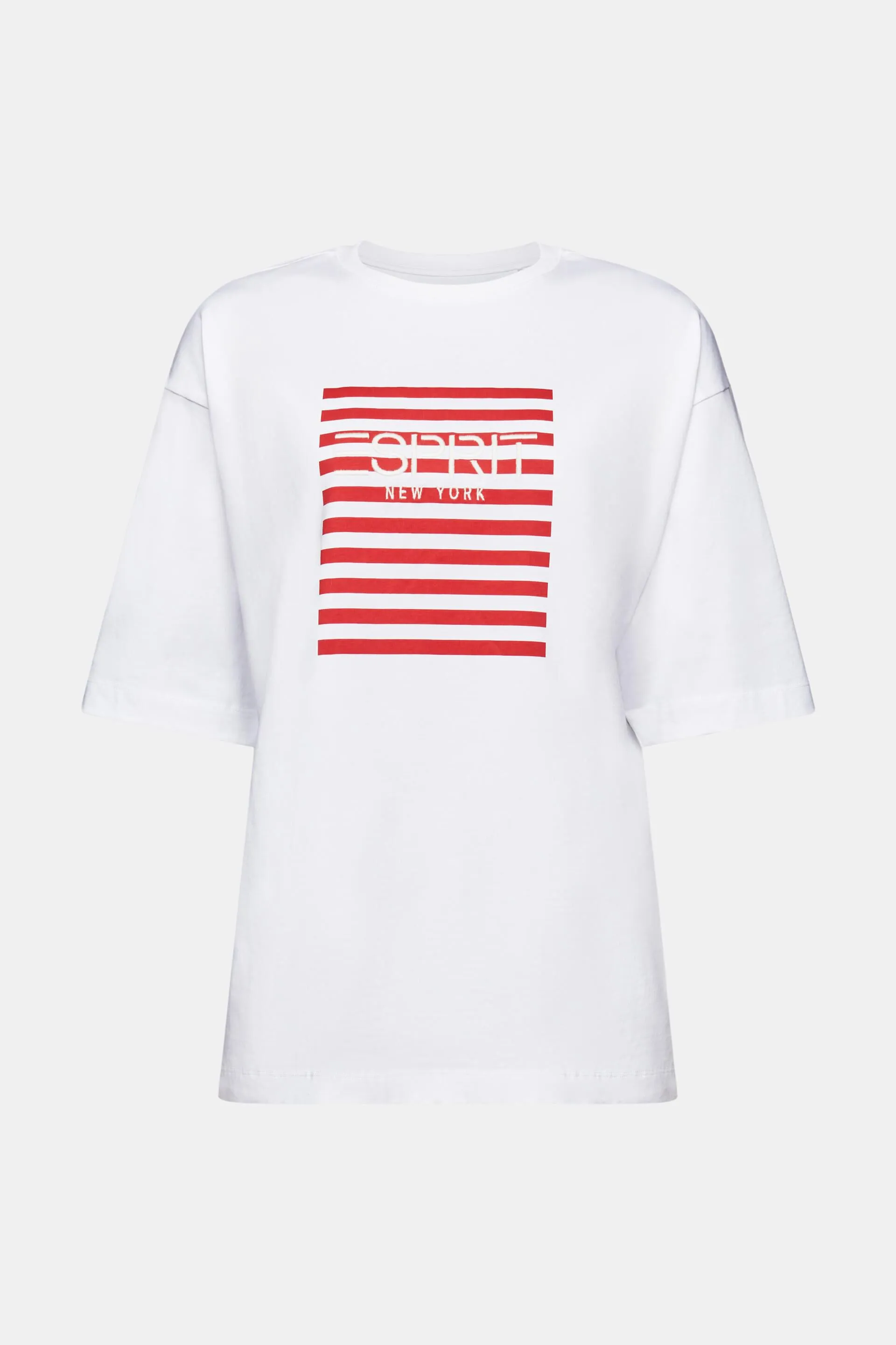T-shirt a girocollo con logo