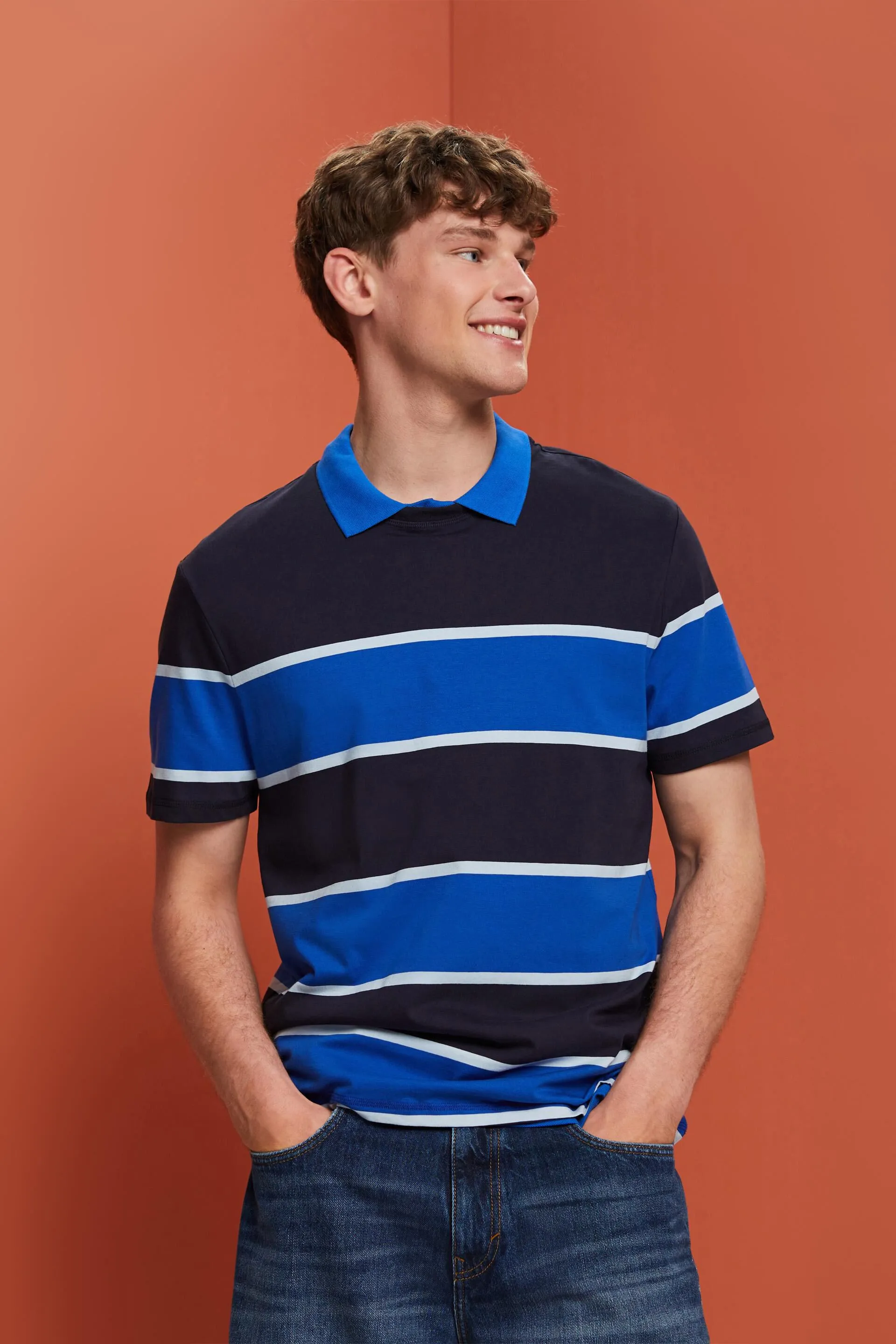 T-shirt a righe, 100% cotone