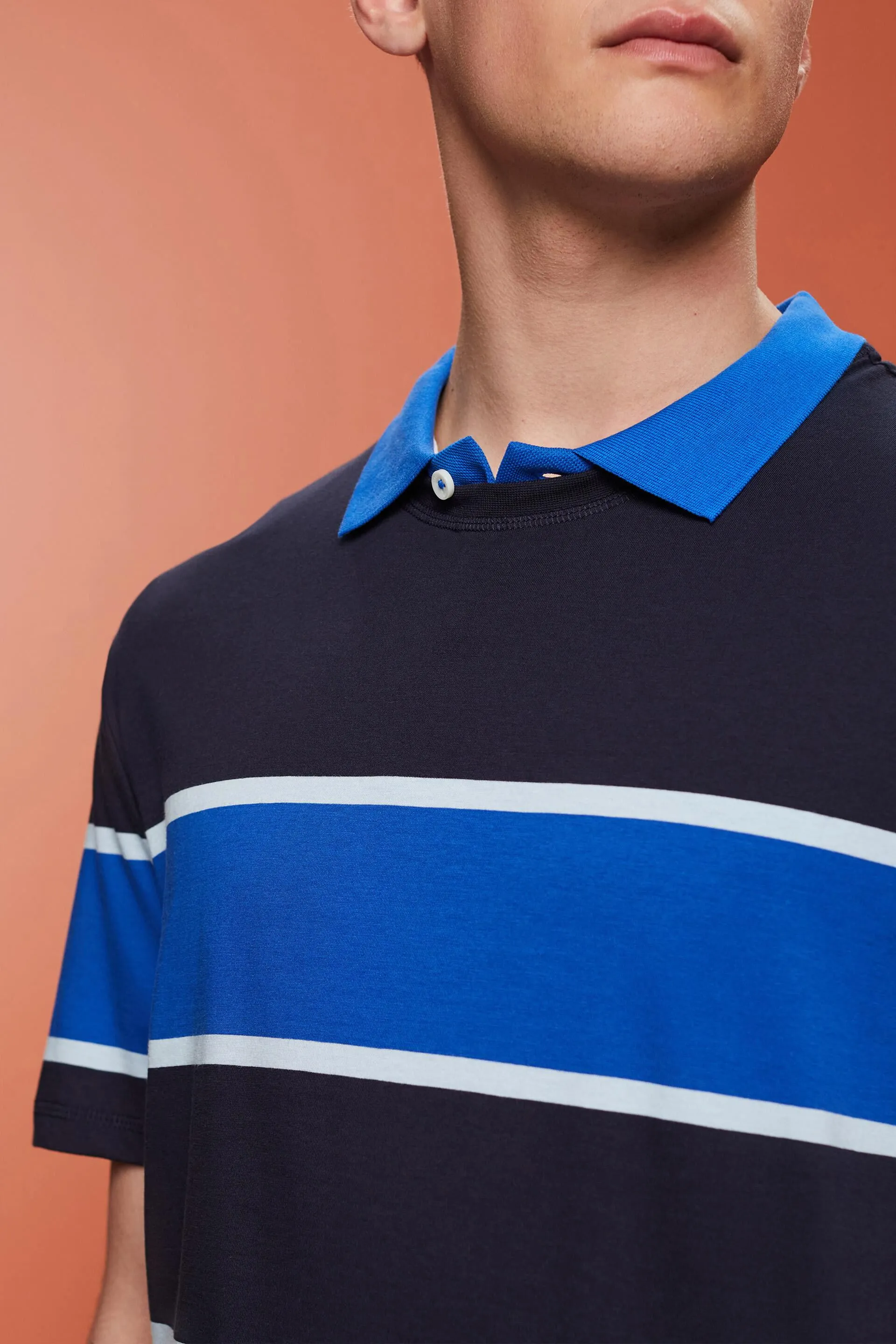 T-shirt a righe, 100% cotone