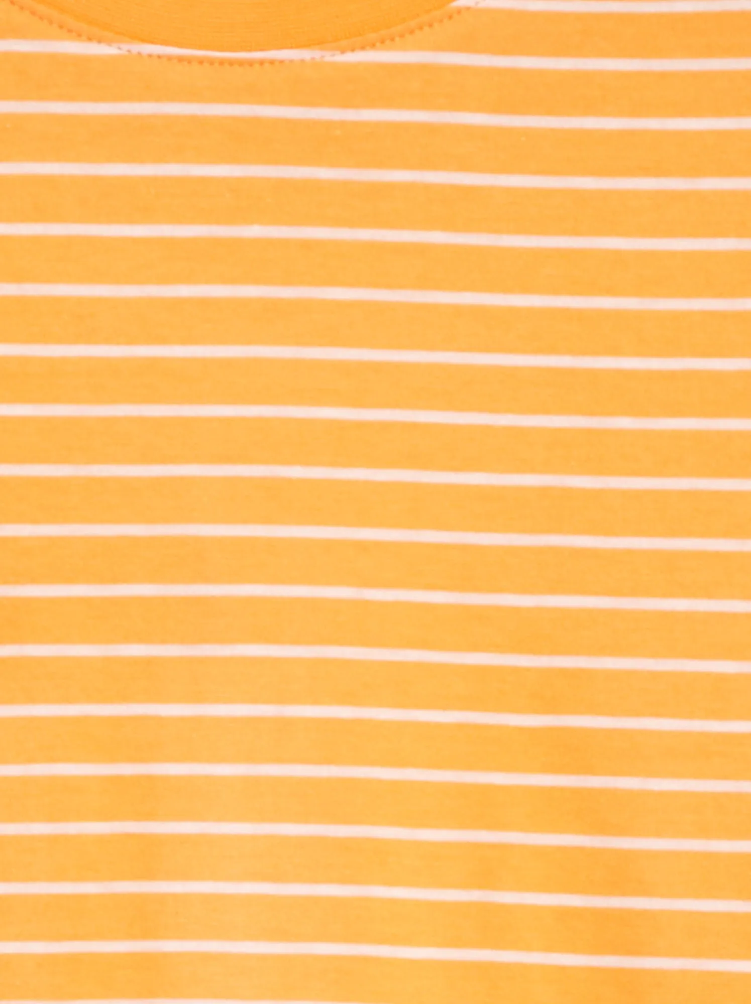 T-shirt a righe - ARANCIONE