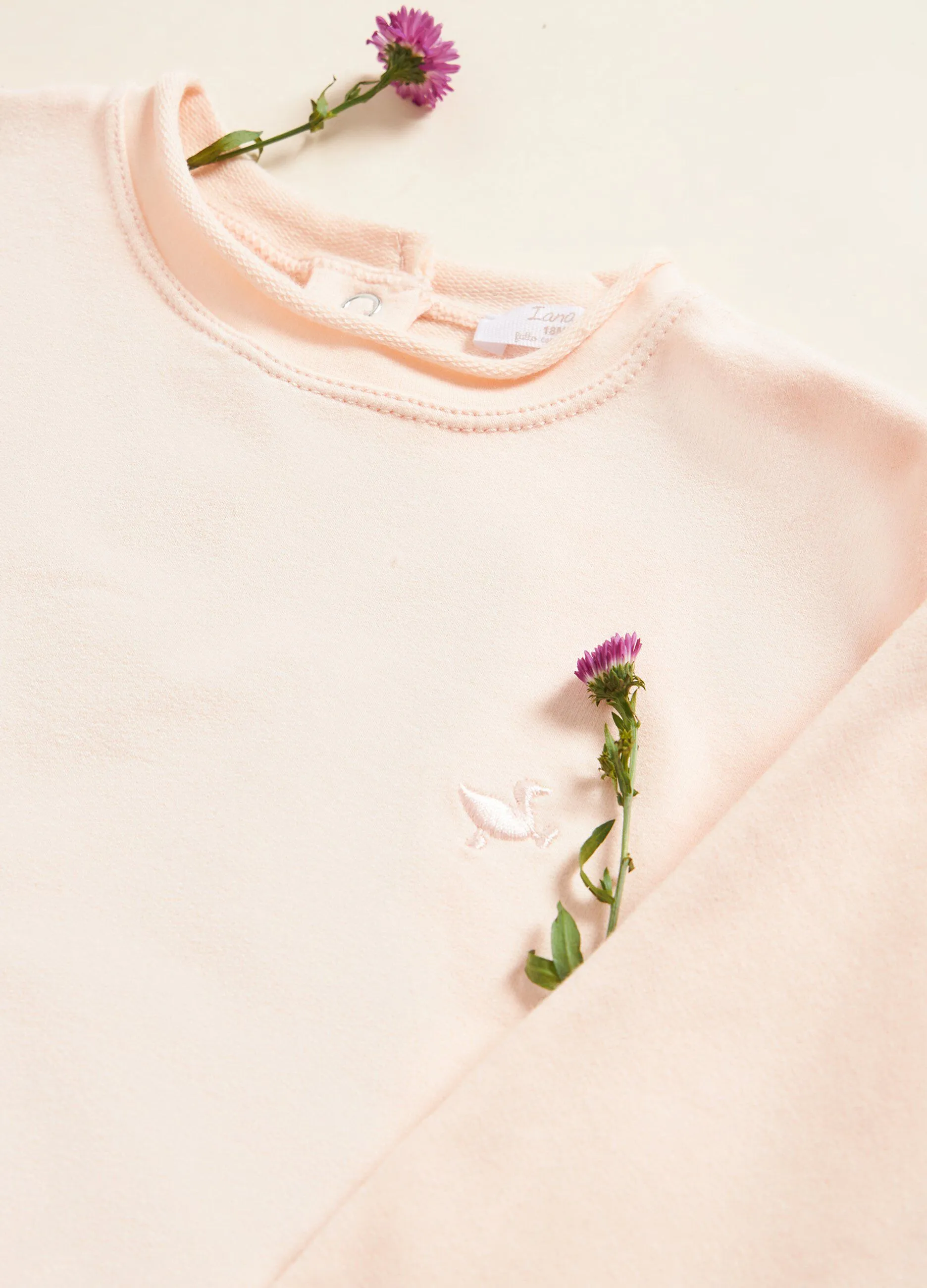 T-shirt a righe con rouches IANA