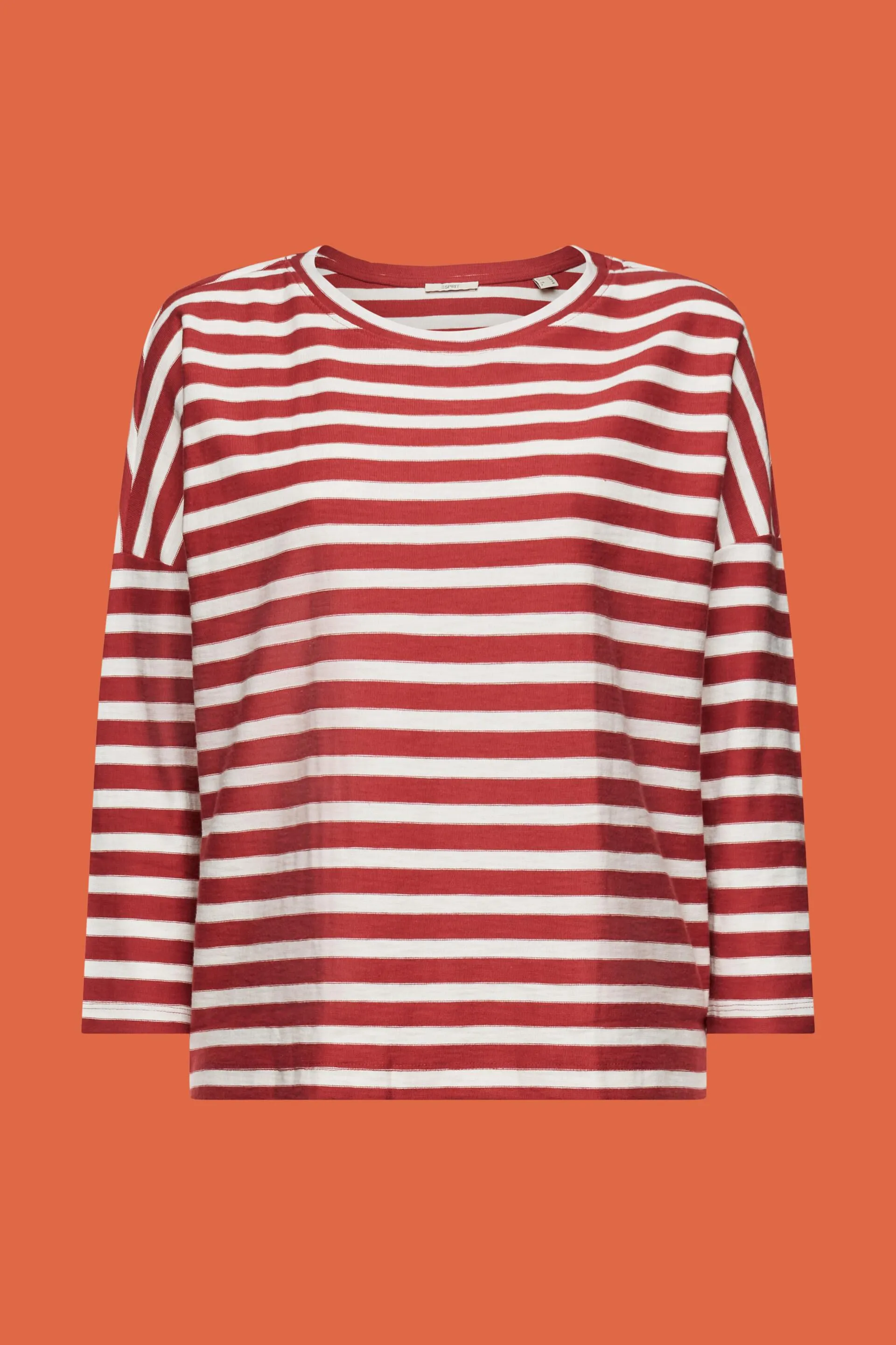 T-shirt a righe in cotone