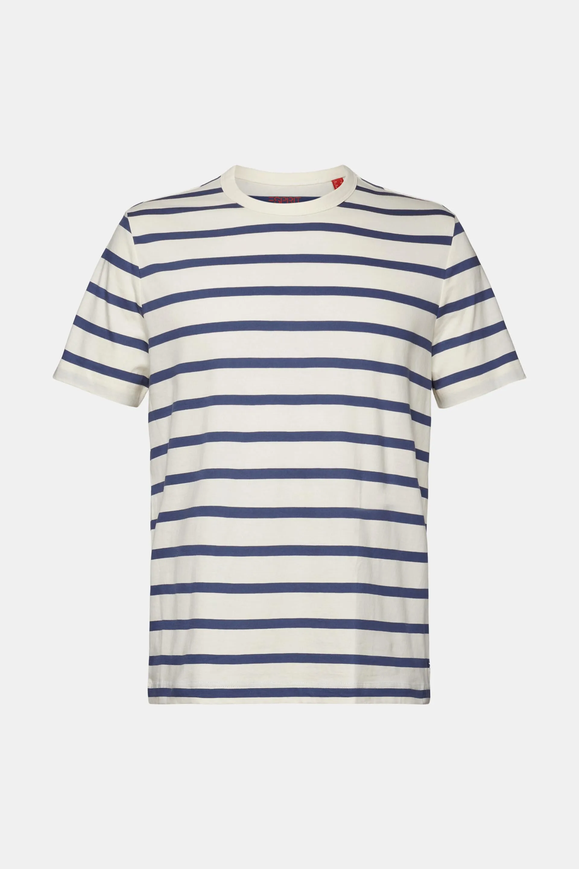 T-shirt a righe in jersey di cotone