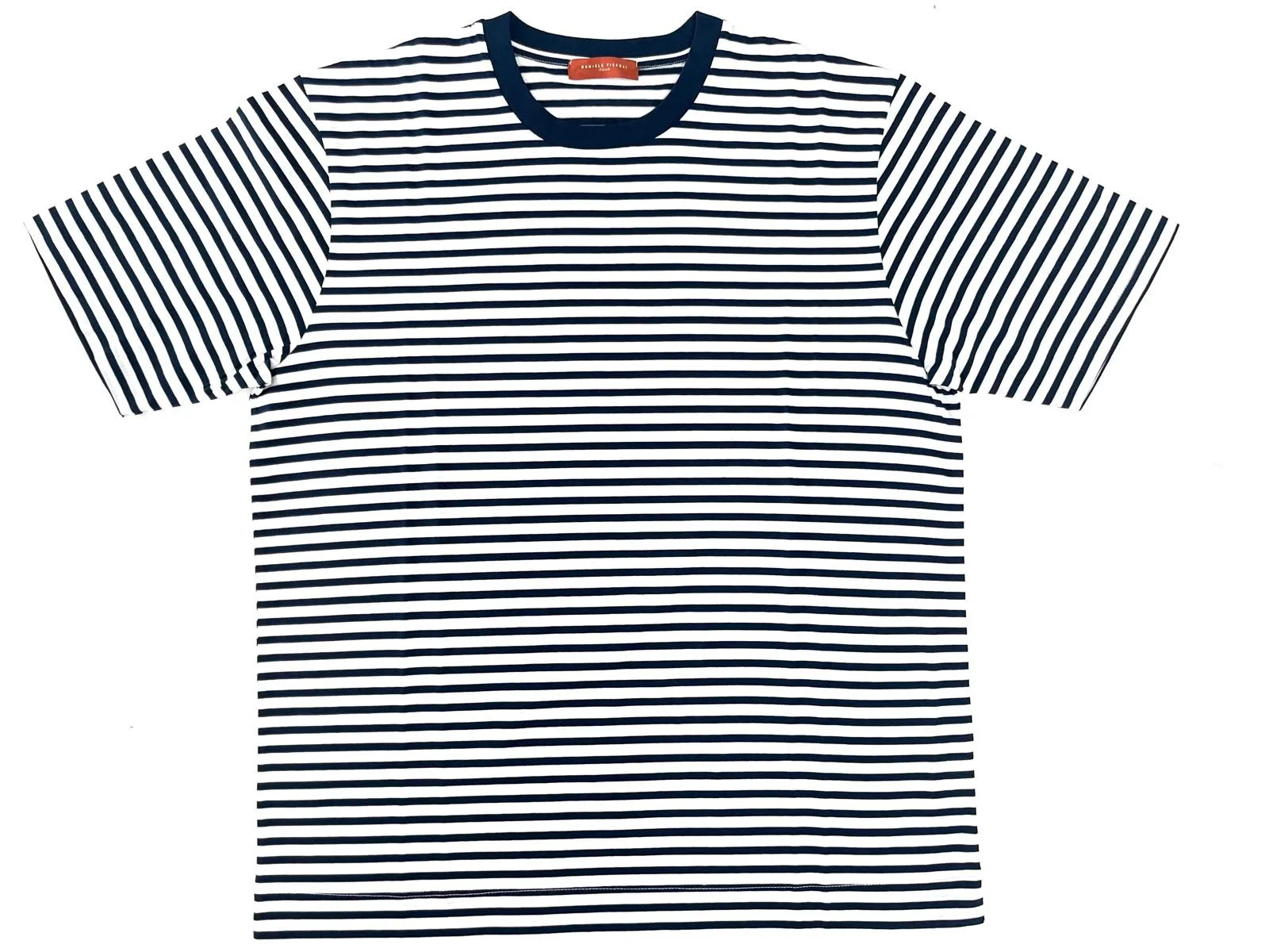 T-SHIRT IN COTONE A RIGHE