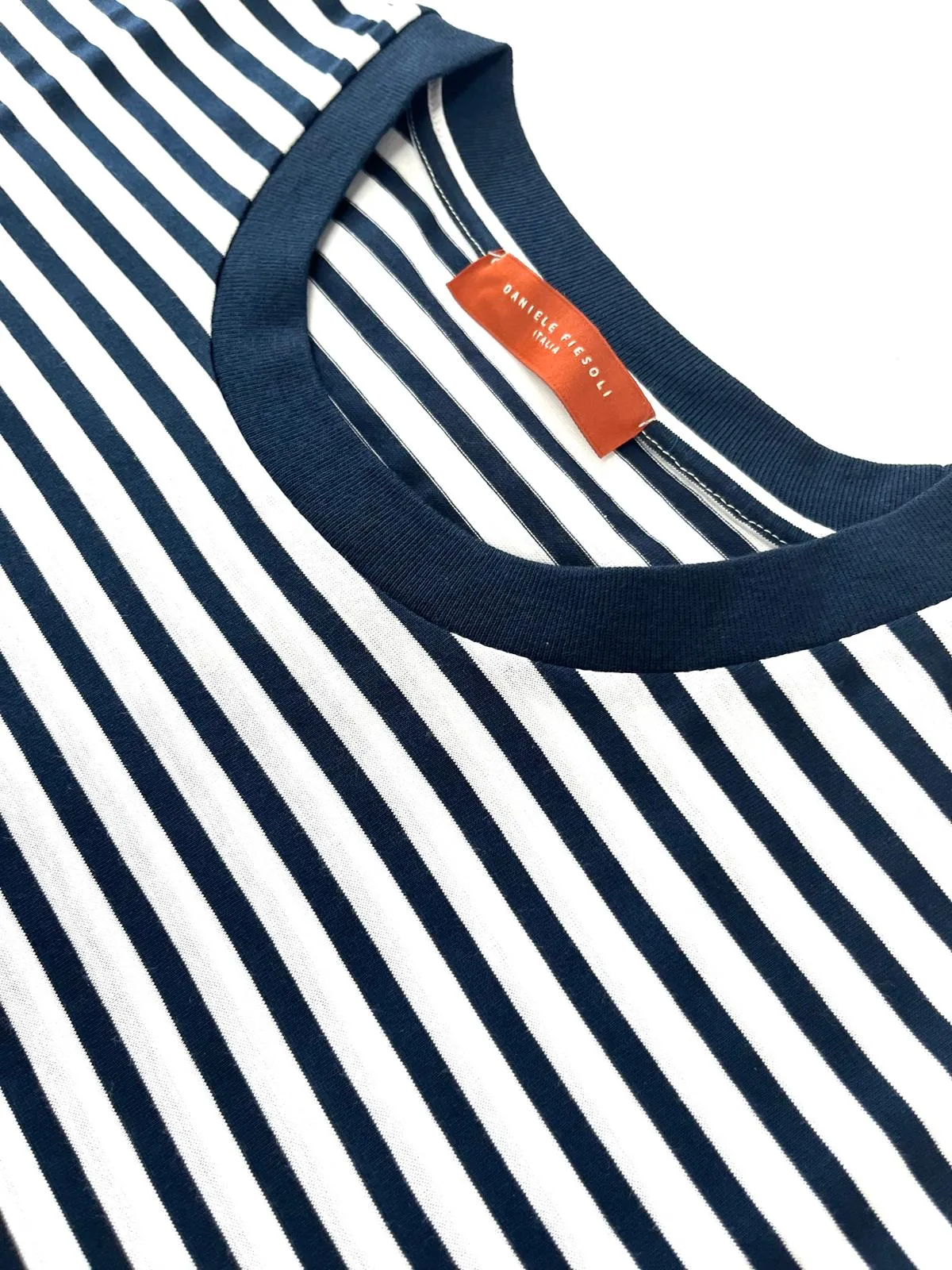 T-SHIRT IN COTONE A RIGHE