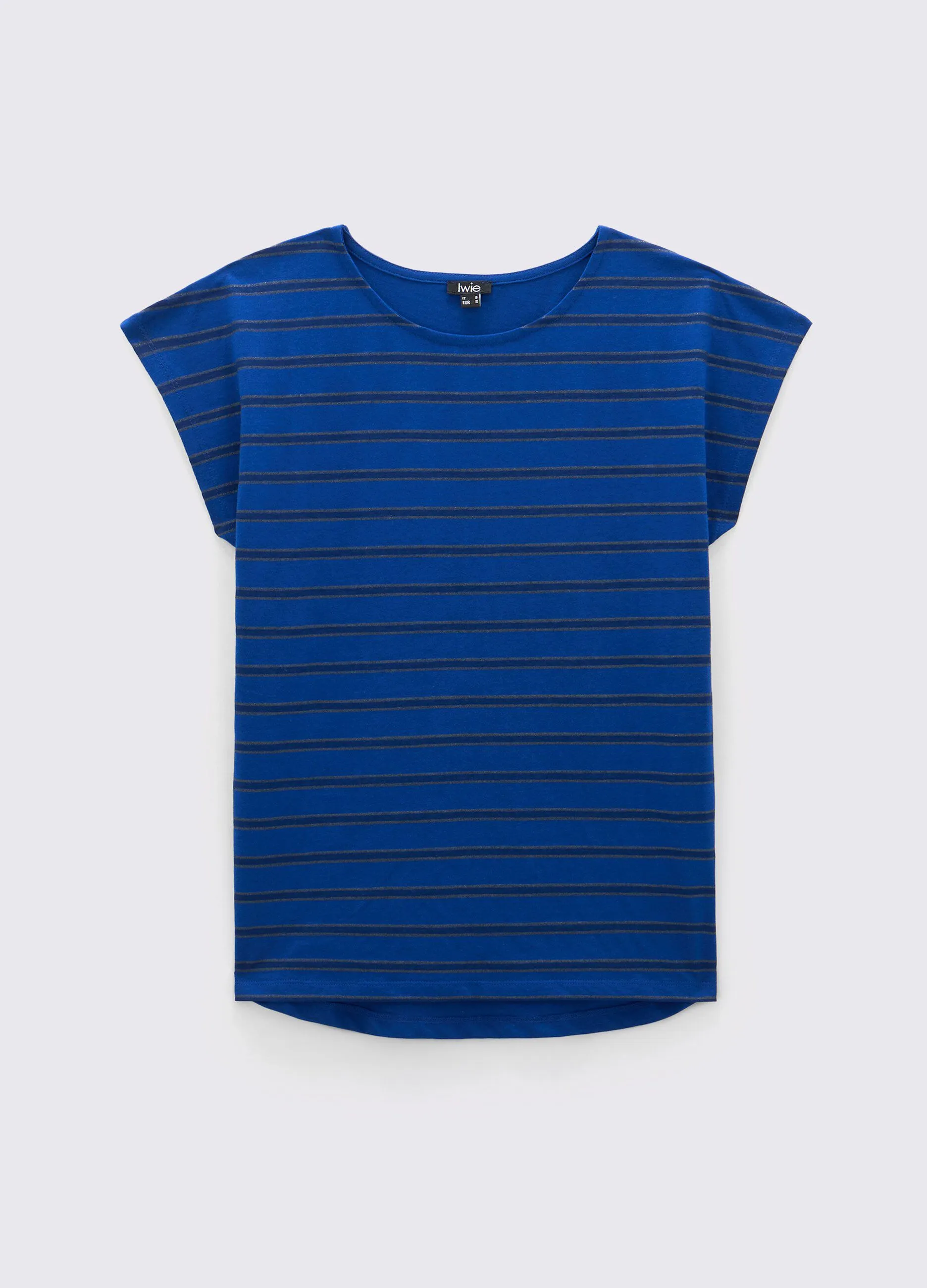 T-shirt in puro cotone a righe donna