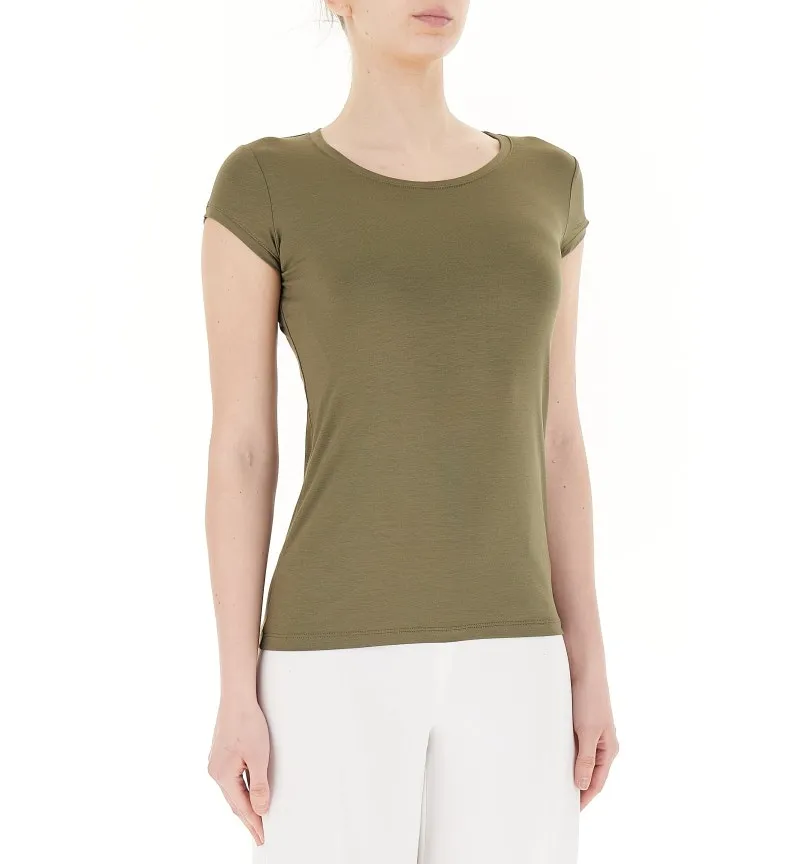 T-shirt in viscosa