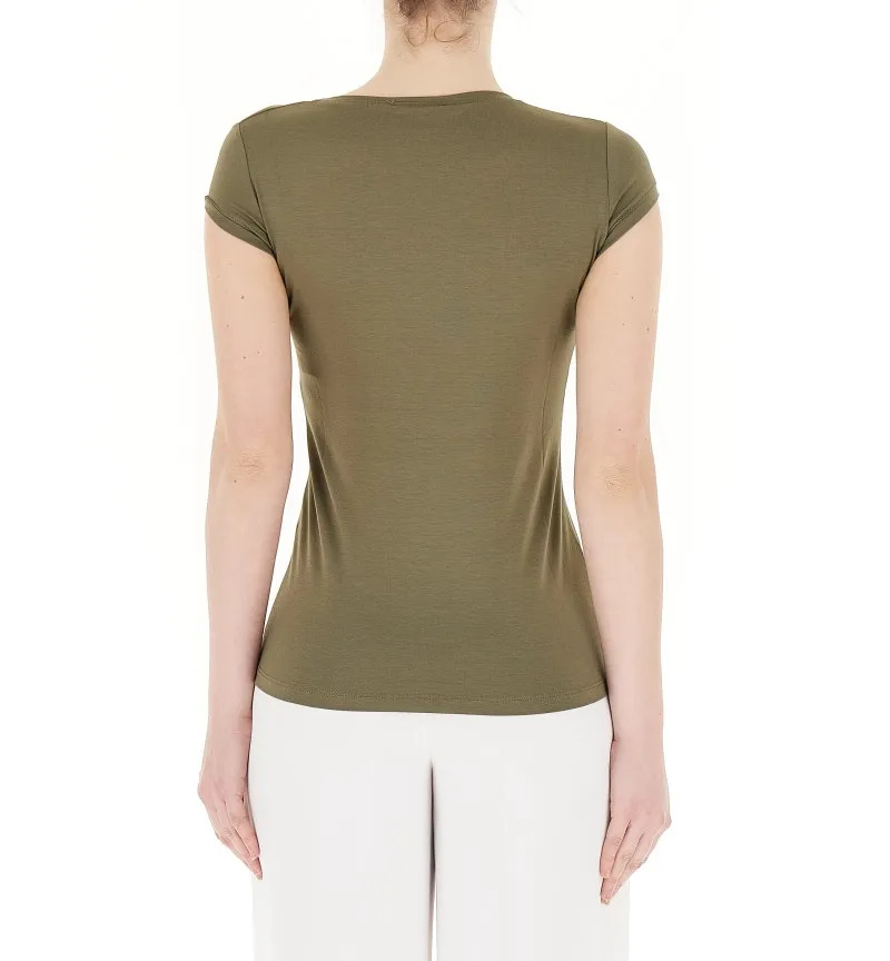 T-shirt in viscosa