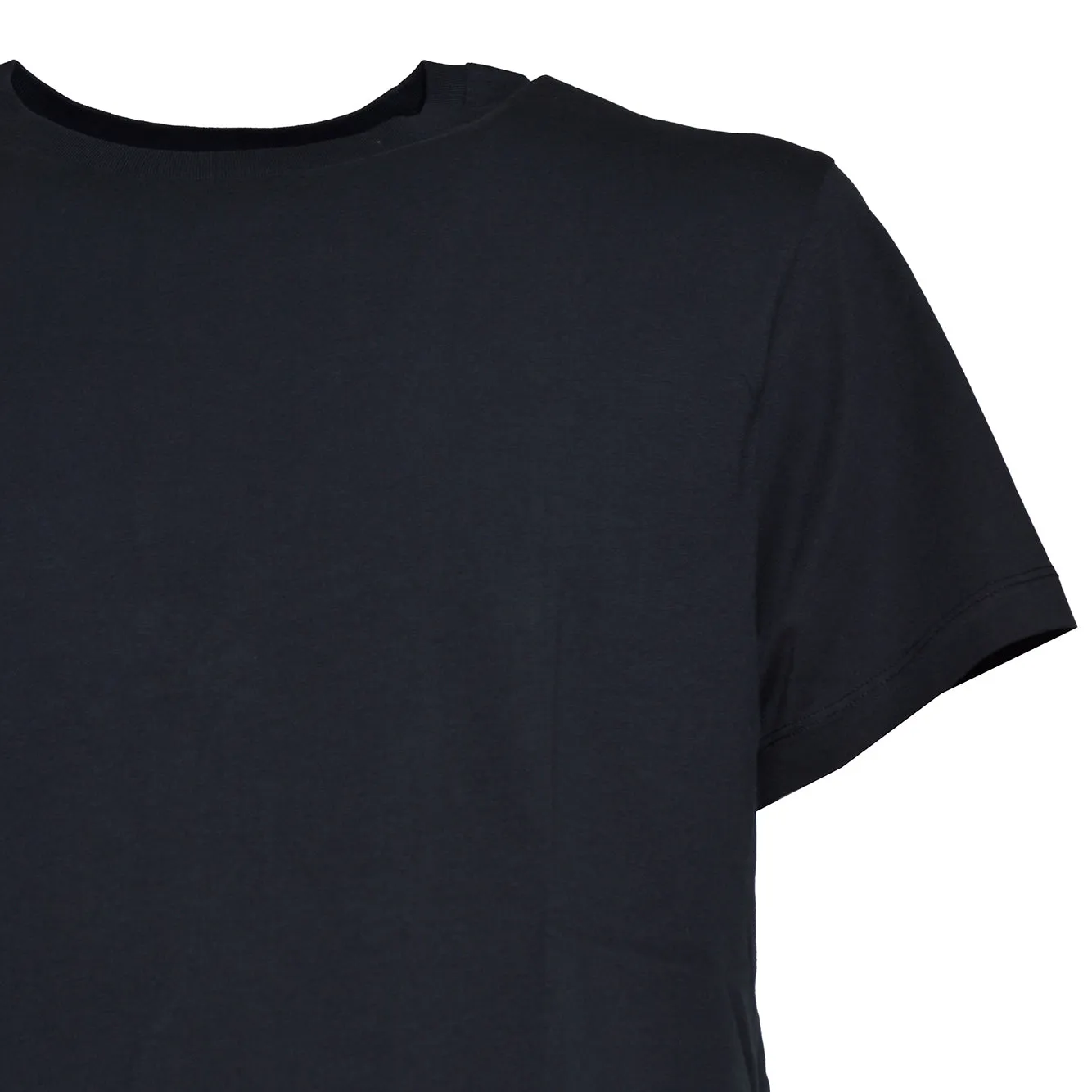 T-shirt maniche corte in cotone blu notte Jil Sander