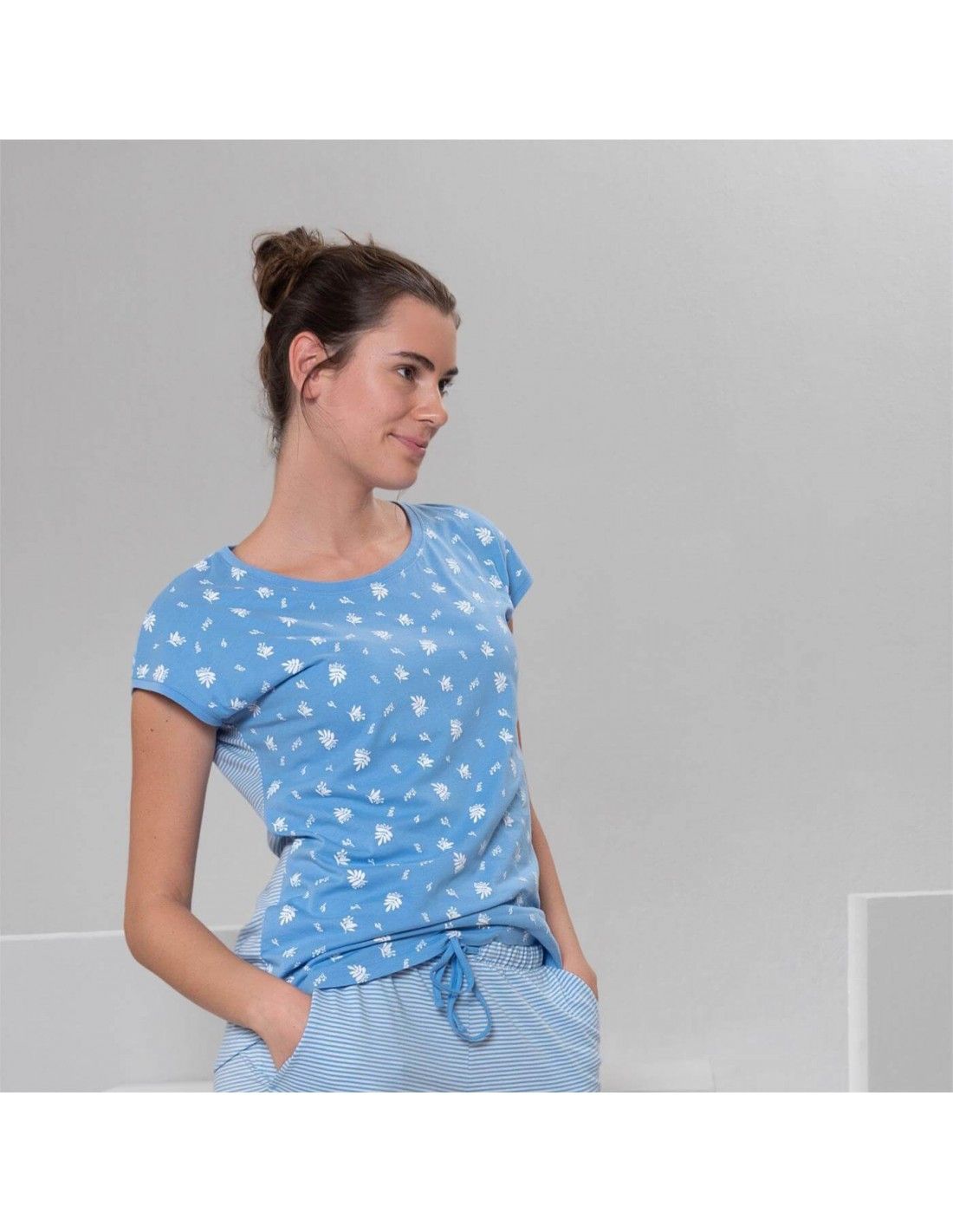 T-SHIRT PIGIAMA IN COTONE BIOLOGICO "KOSIMA"