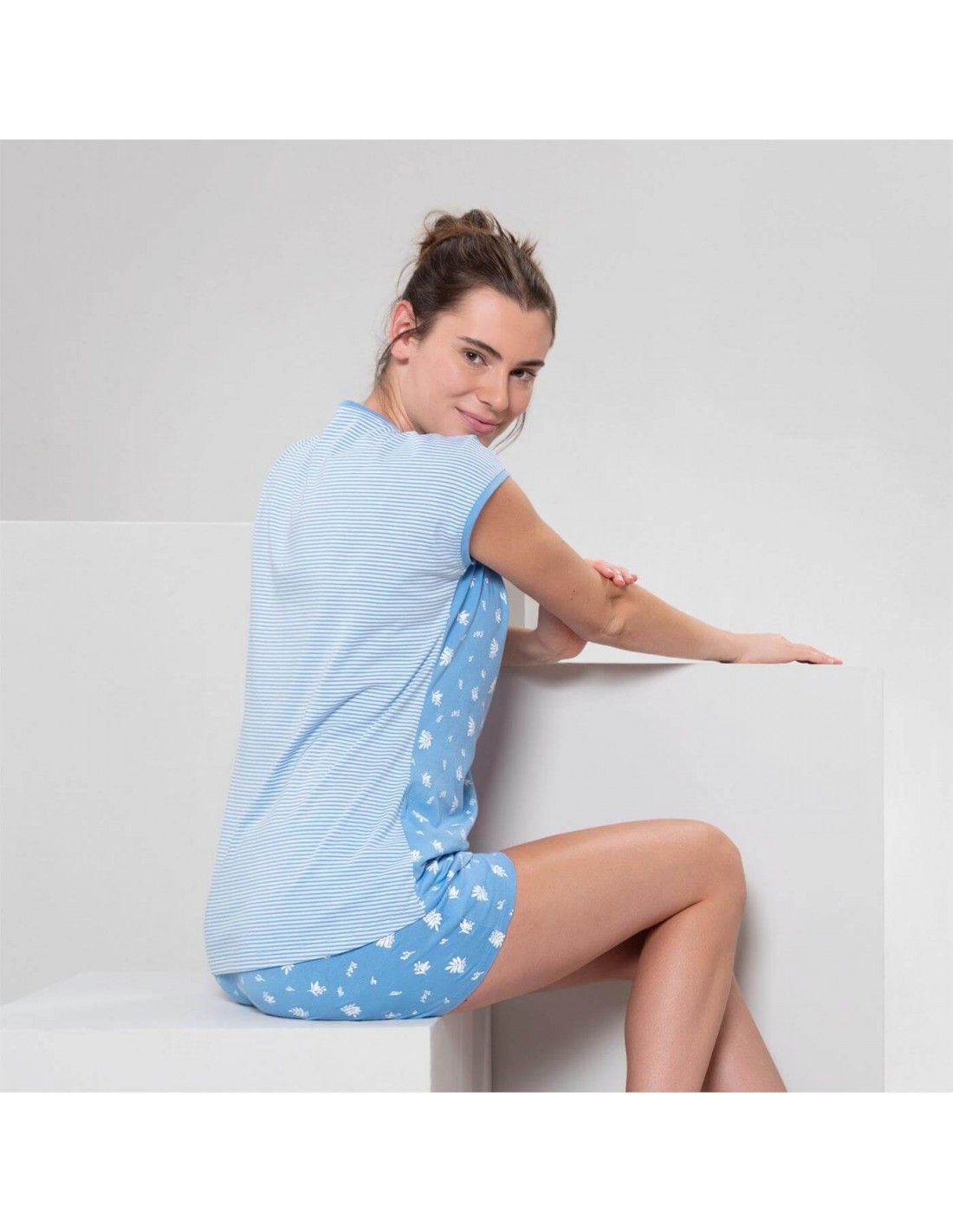 T-SHIRT PIGIAMA IN COTONE BIOLOGICO "KOSIMA"