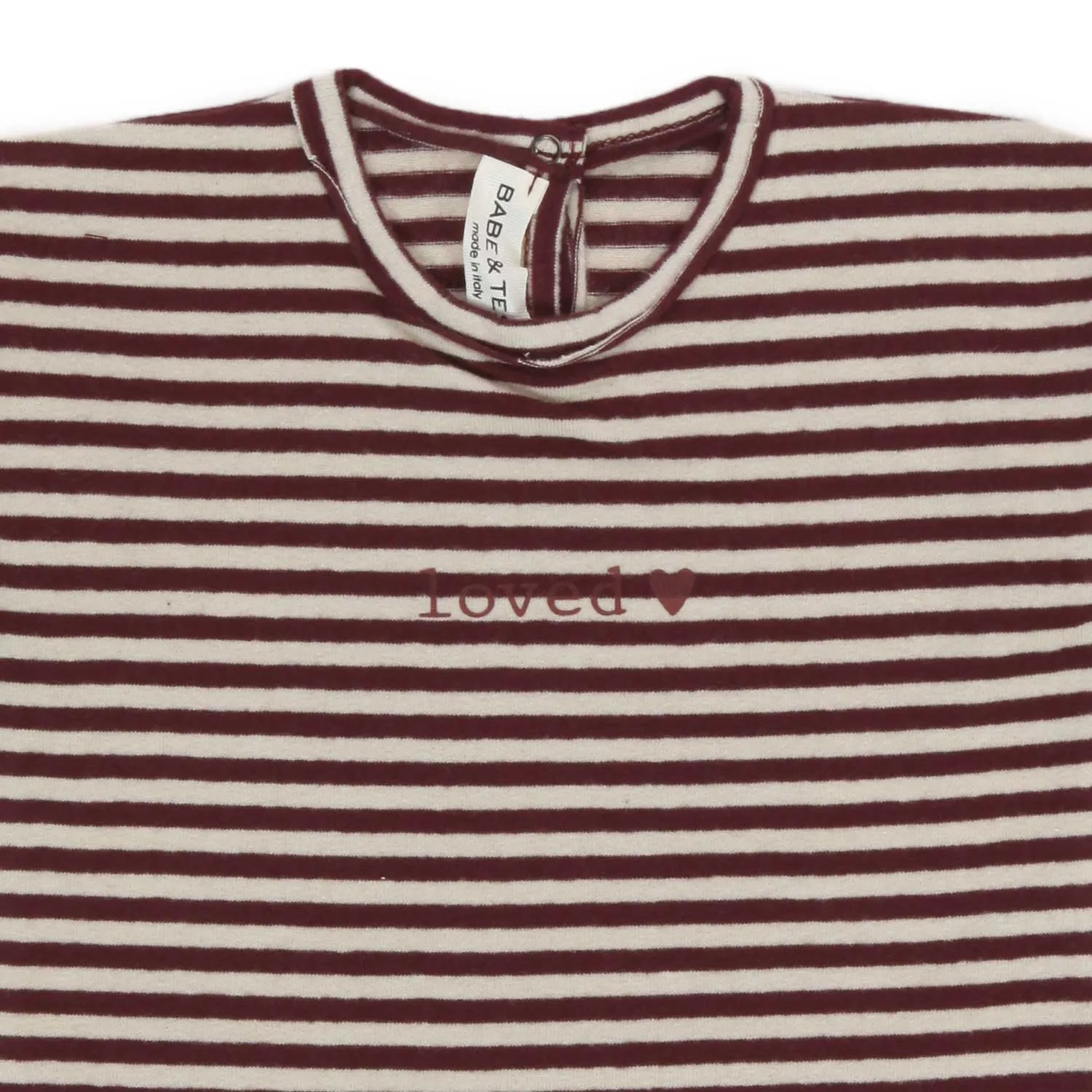 T-Shirt Righe Per Neonata